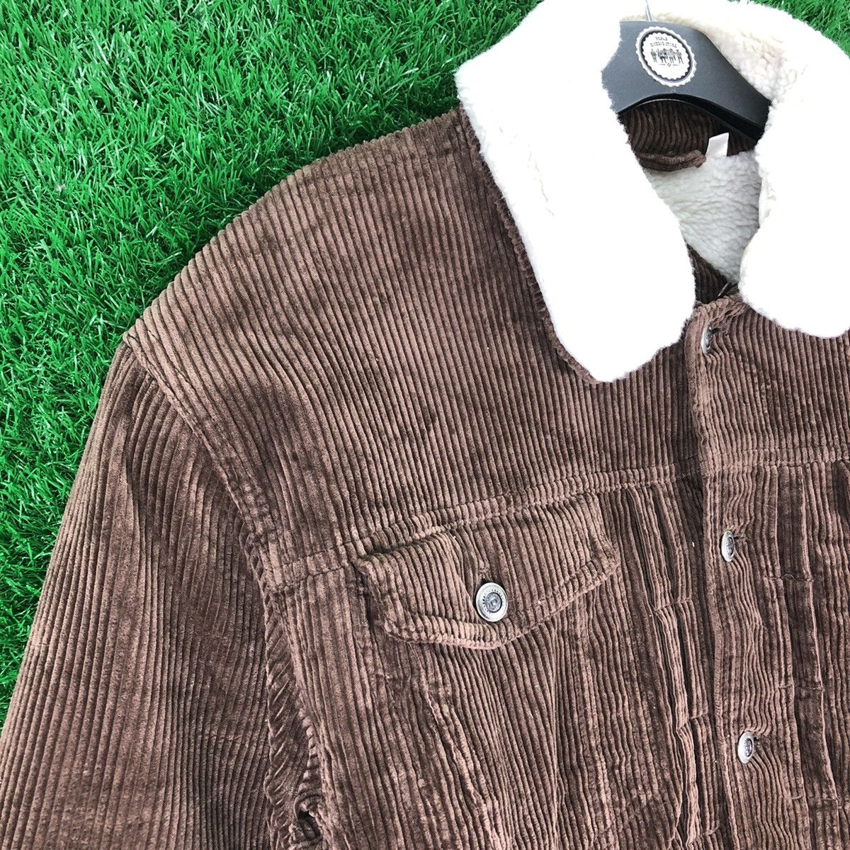Artisan Outfitters Vintage Corduroi Jacket Sherpa Lining by Artisanat Size US XL / EU 56 / 4 - 2 Thumbnail