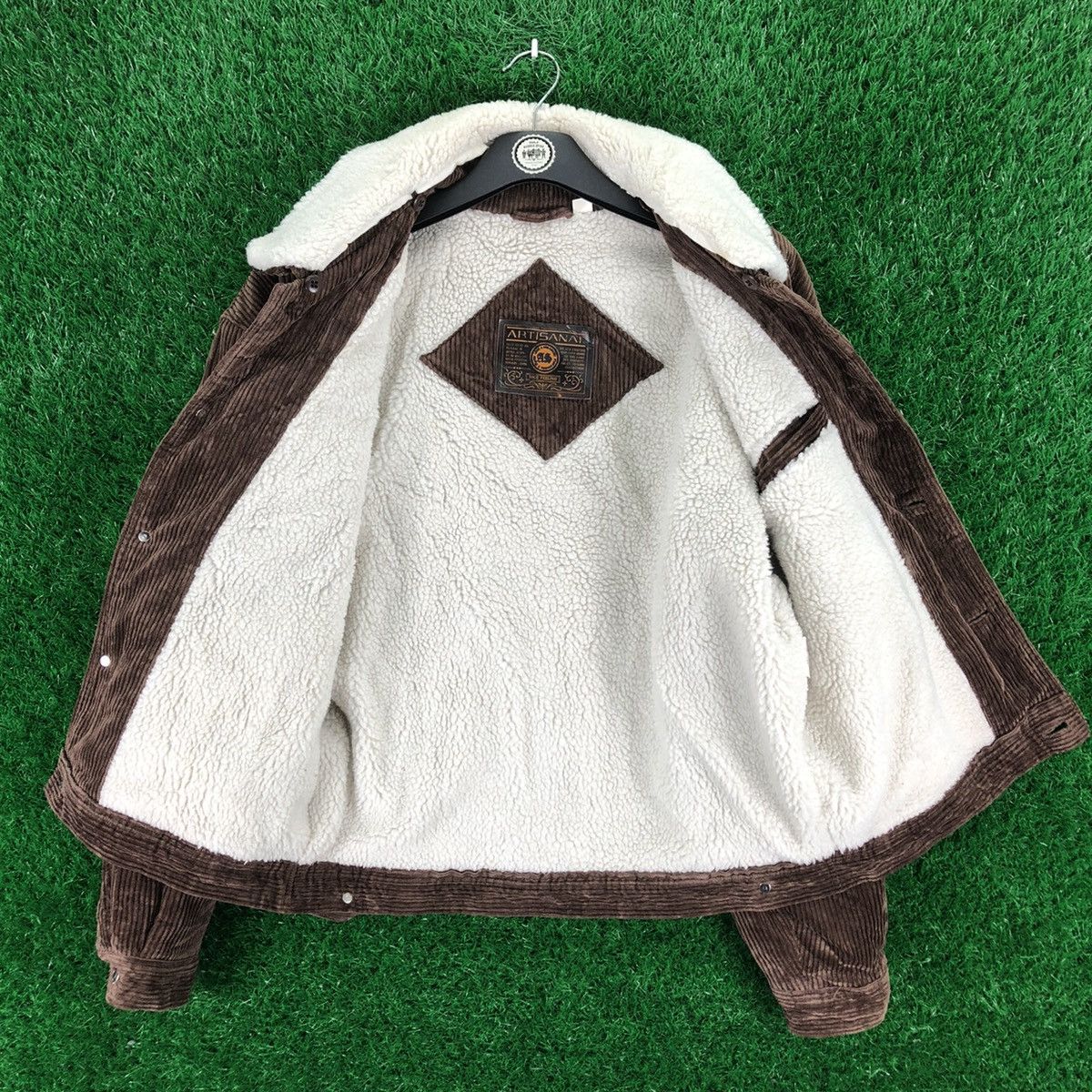 Artisan Outfitters Vintage Corduroi Jacket Sherpa Lining by Artisanat Size US XL / EU 56 / 4 - 7 Thumbnail