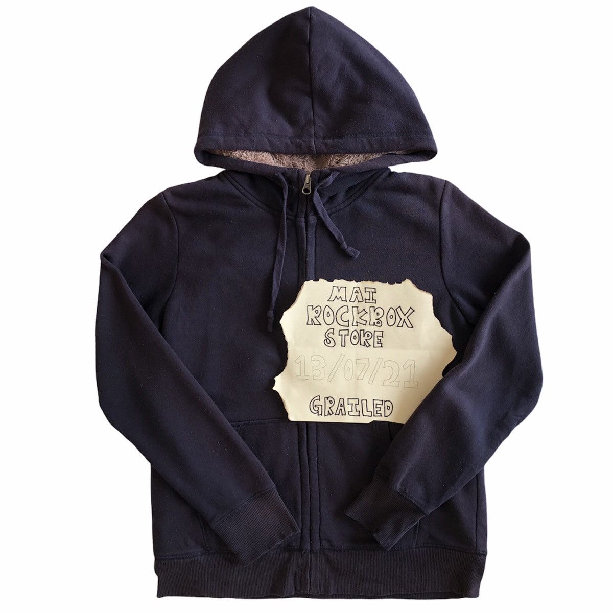 Japanese Brand Uniqlo Sweater Zipper Hoodie Sherpa Lining Size US S / EU 44-46 / 1 - 1 Thumbnail