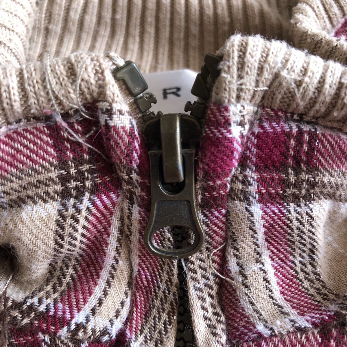 Japanese Brand Vintage 90's Checkered Sweater Zipper Hoodie by GRECOT Size US S / EU 44-46 / 1 - 6 Thumbnail