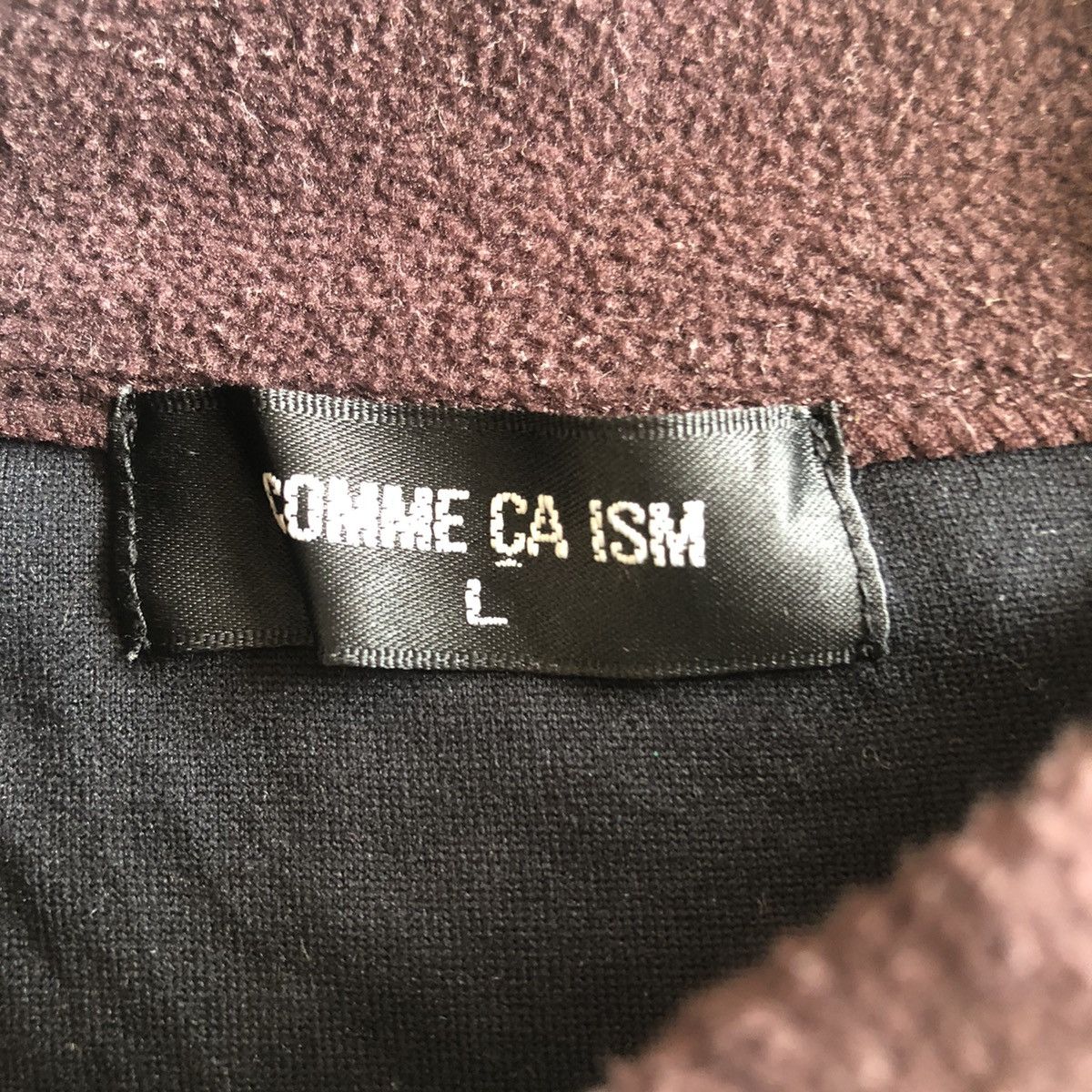Comme Ca Ism Vintage Long Sleeve Tee Quarter Zipper by Comme Ca Ism Size US M / EU 48-50 / 2 - 9 Thumbnail