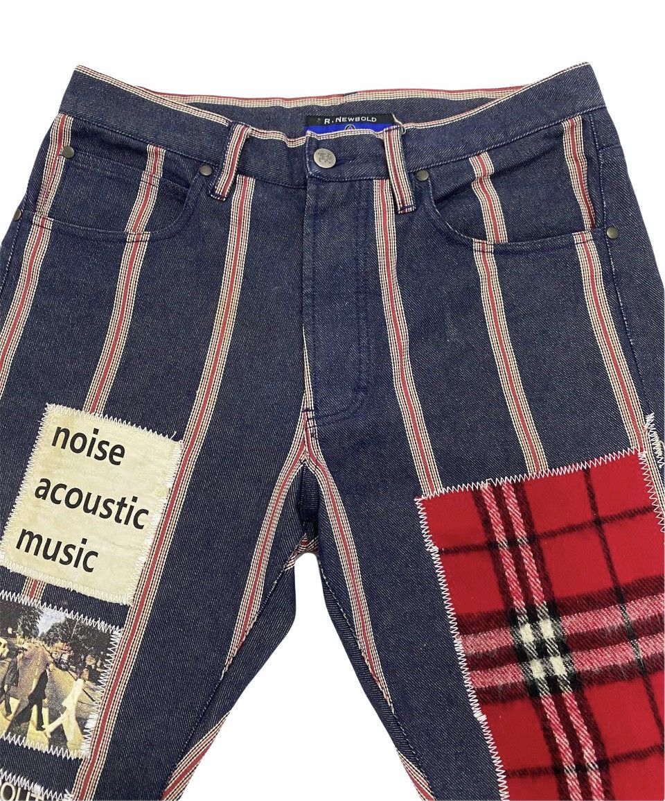 Paul Smith × R.Newbold R.Newbold x Paul Smith Beatles stripe Patchwork Denim cw21 Size US 30 / EU 46 - 4 Thumbnail