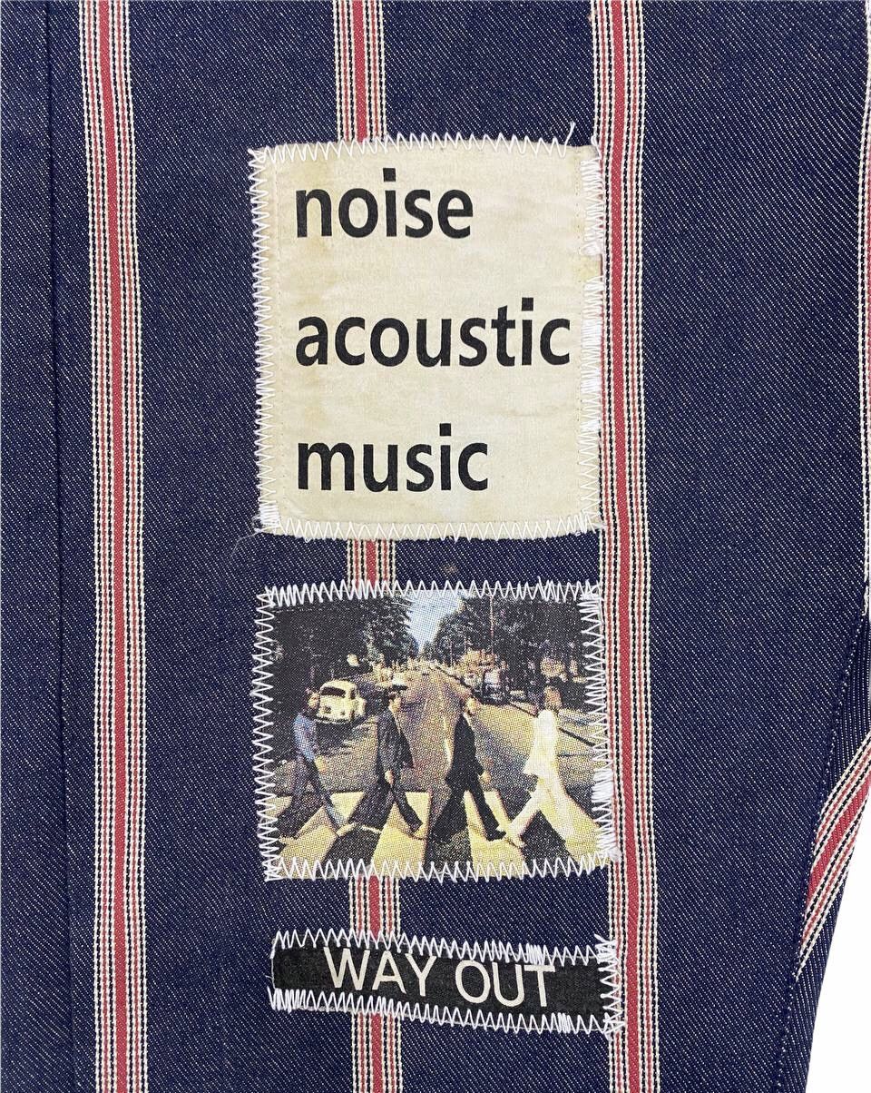 Paul Smith × R.Newbold R.Newbold x Paul Smith Beatles stripe Patchwork Denim cw21 Size US 30 / EU 46 - 3 Thumbnail