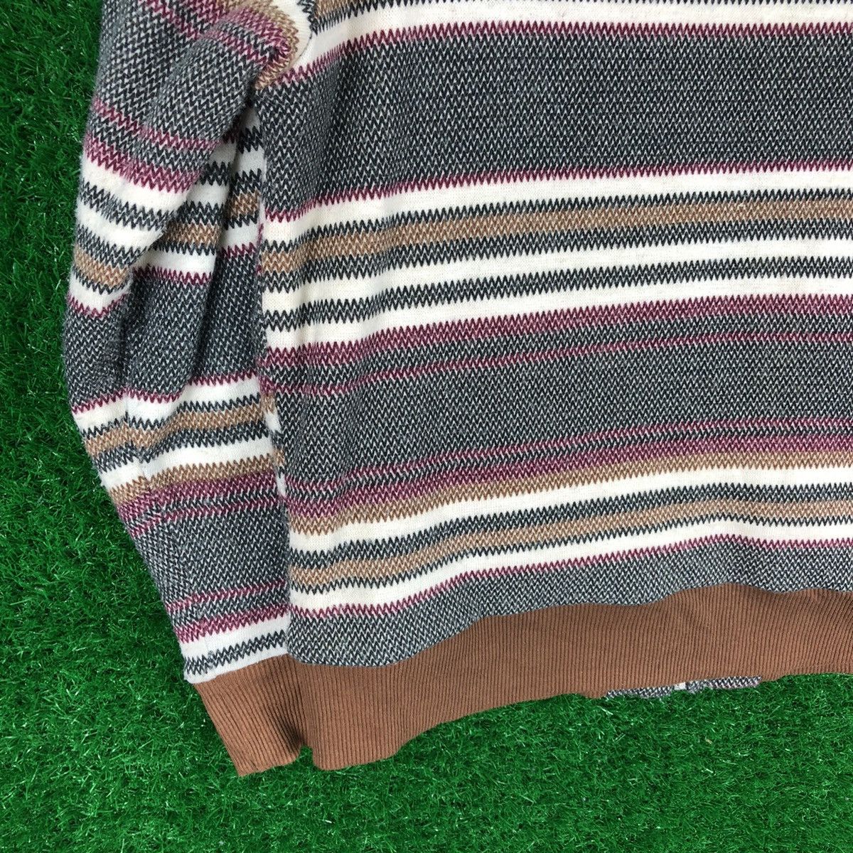 Japanese Brand Vintage Navajo Knit Sweater Hoodie Fleece Lining by Rackbird Size US M / EU 48-50 / 2 - 6 Thumbnail