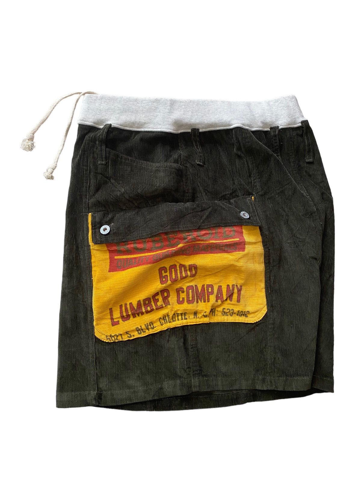 Hysteric Glamour Old Betty'S co.Ltd corduroy Skirt Design Pachwork pocket Size 30" / US 8 / IT 44 - 8 Thumbnail