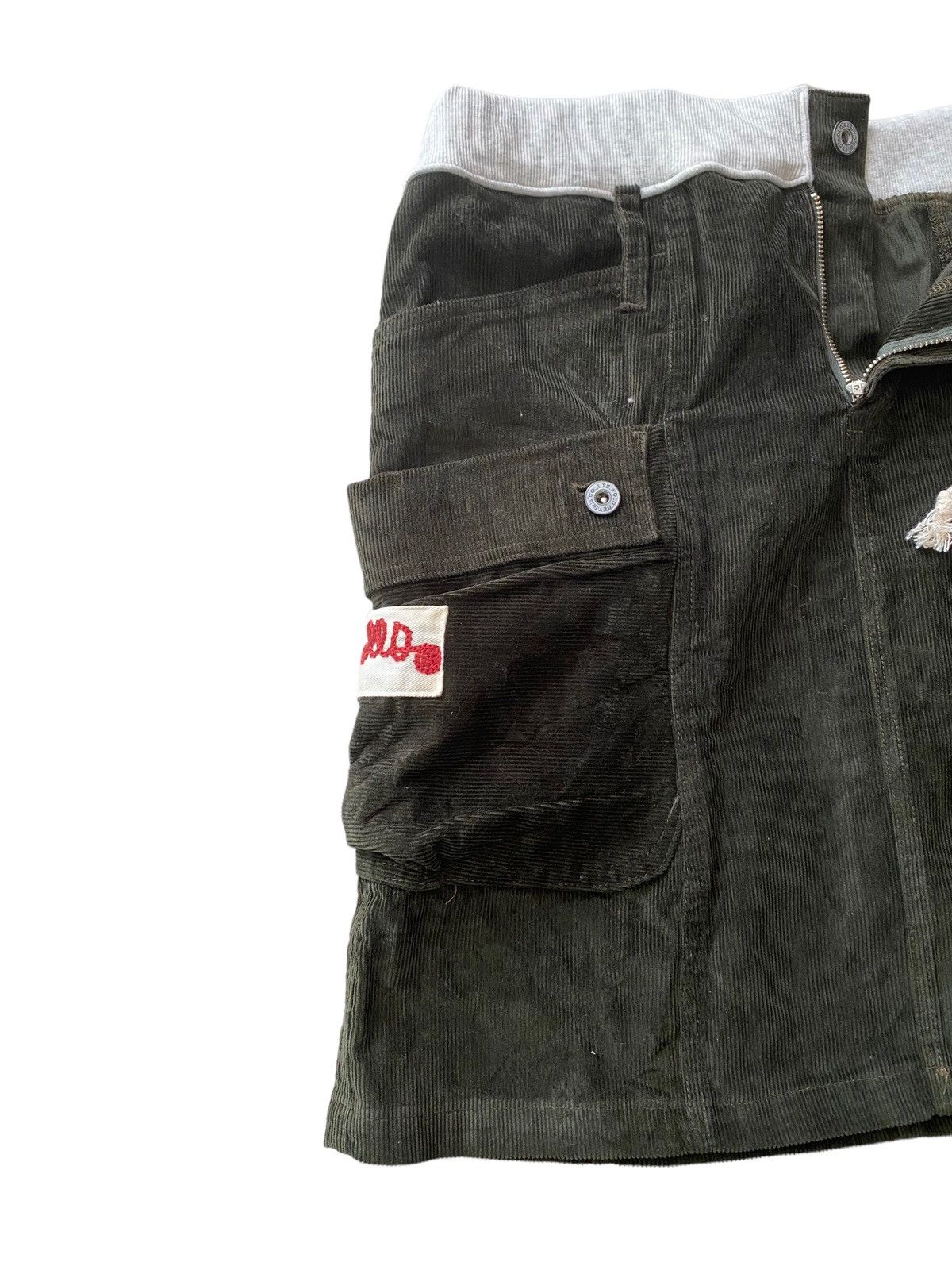Hysteric Glamour Old Betty'S co.Ltd corduroy Skirt Design Pachwork pocket Size 30" / US 8 / IT 44 - 4 Thumbnail