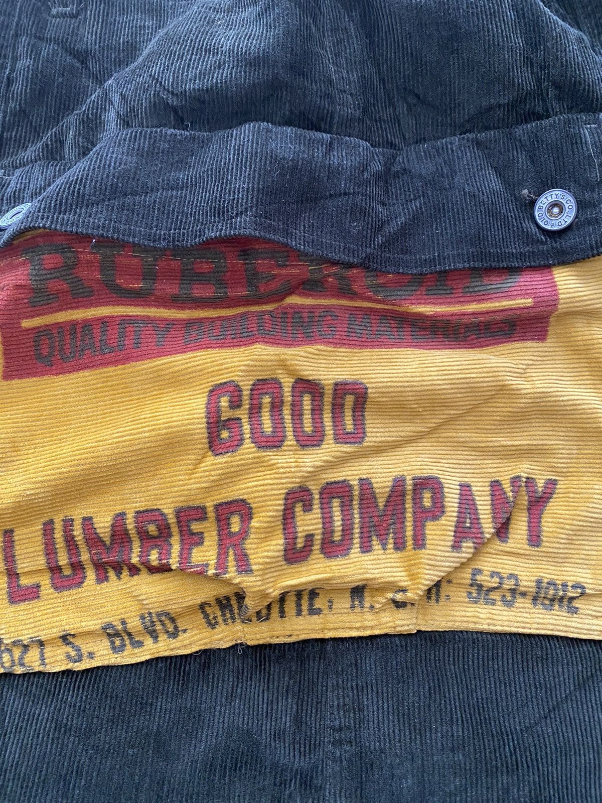 Hysteric Glamour Old Betty'S co.Ltd corduroy Skirt Design Pachwork pocket Size 30" / US 8 / IT 44 - 11 Thumbnail