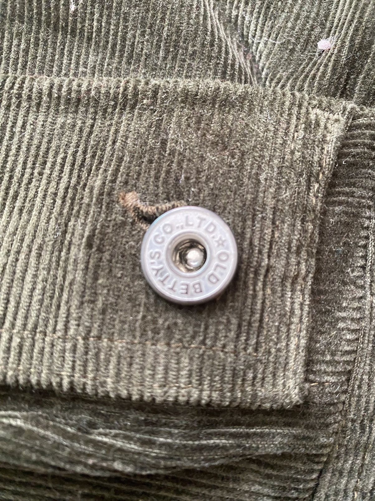 Hysteric Glamour Old Betty'S co.Ltd corduroy Skirt Design Pachwork pocket Size 30" / US 8 / IT 44 - 10 Thumbnail