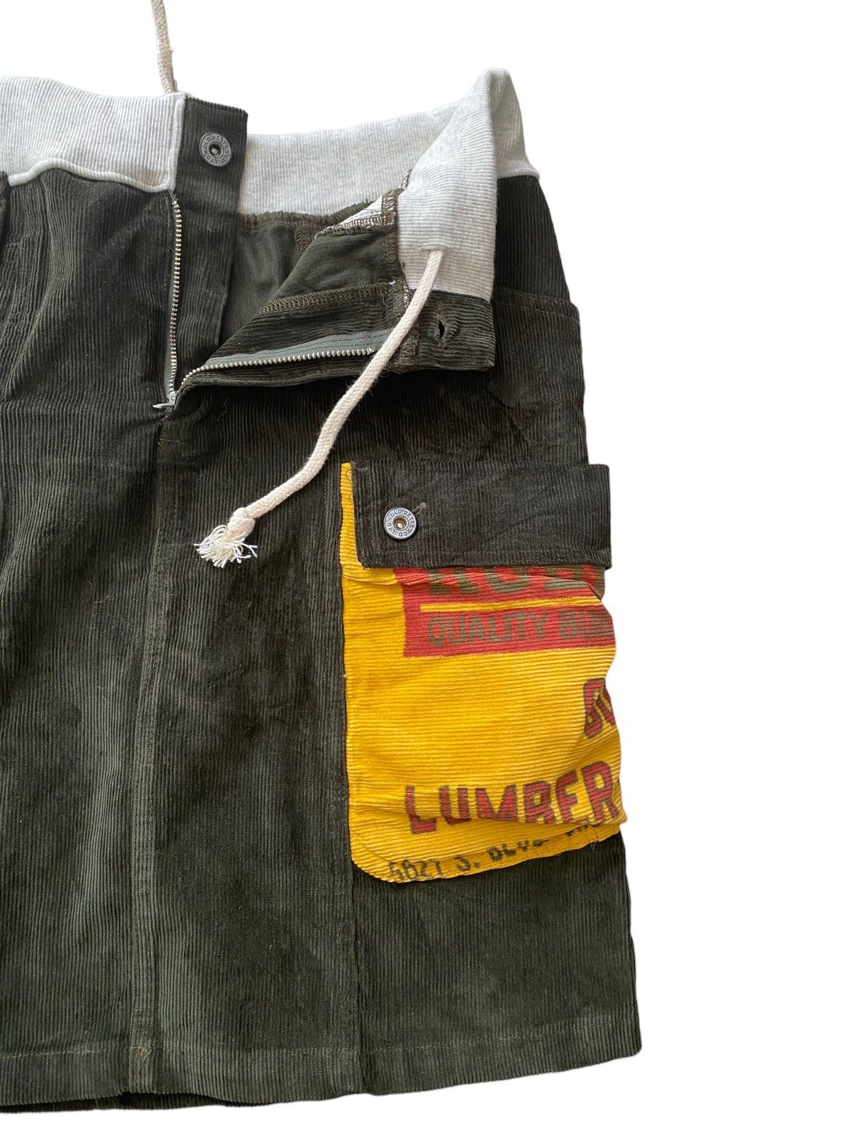 Hysteric Glamour Old Betty'S co.Ltd corduroy Skirt Design Pachwork pocket Size 30" / US 8 / IT 44 - 5 Thumbnail