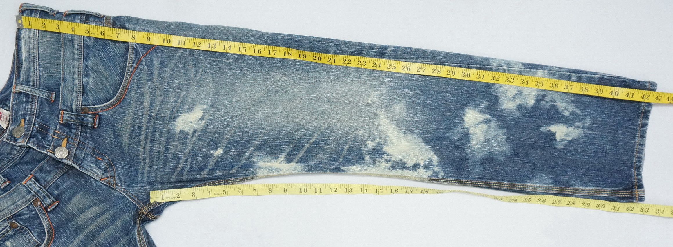 Edwin Rare! EDWIN XV Vintage Double Waist Acid Wash Jeans Size US 32 / EU 48 - 17 Thumbnail
