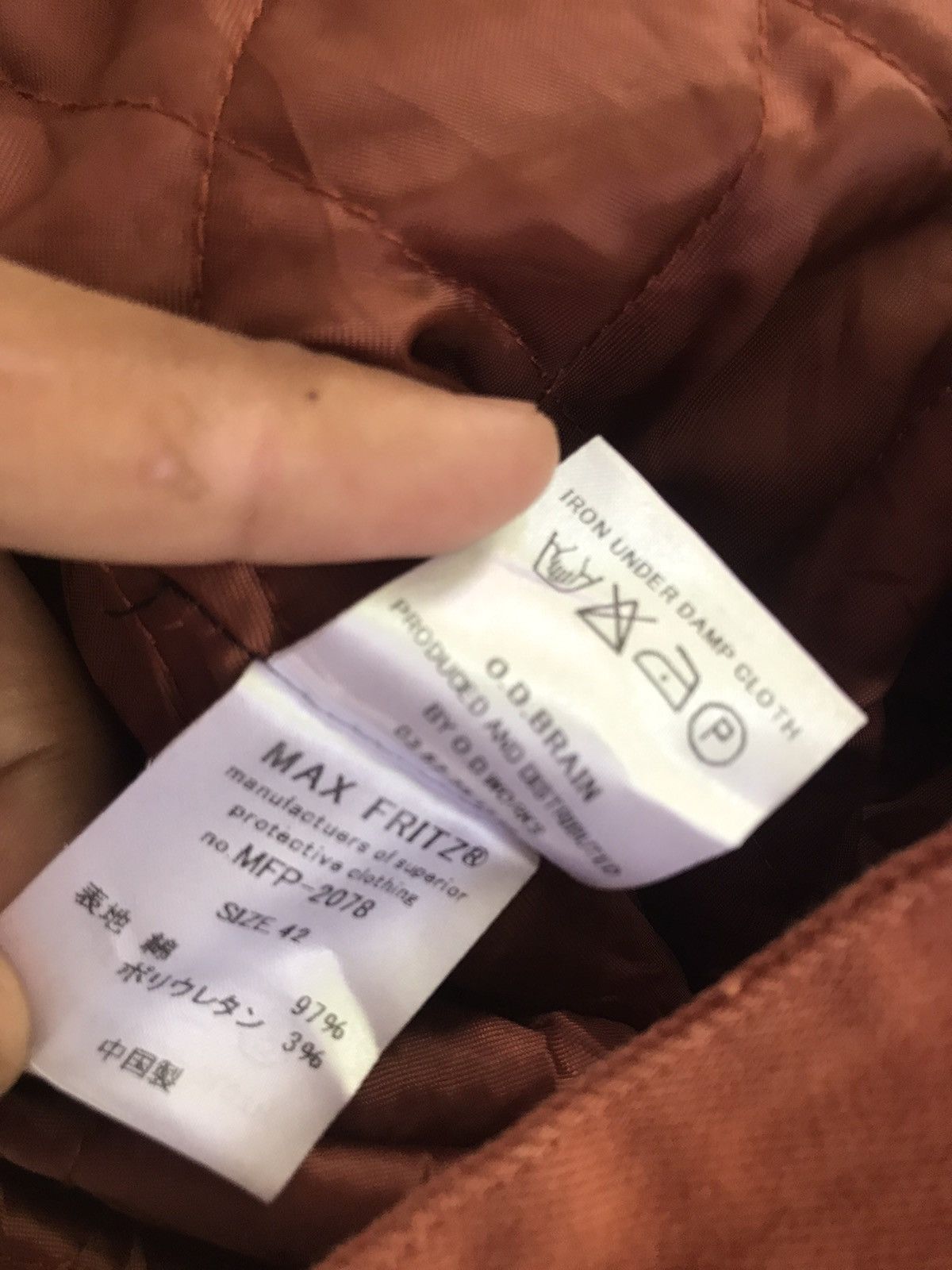 Japanese Brand Japanese MaxFritz Skinny fit Biker Double knee Pant Size US 29 - 8 Thumbnail