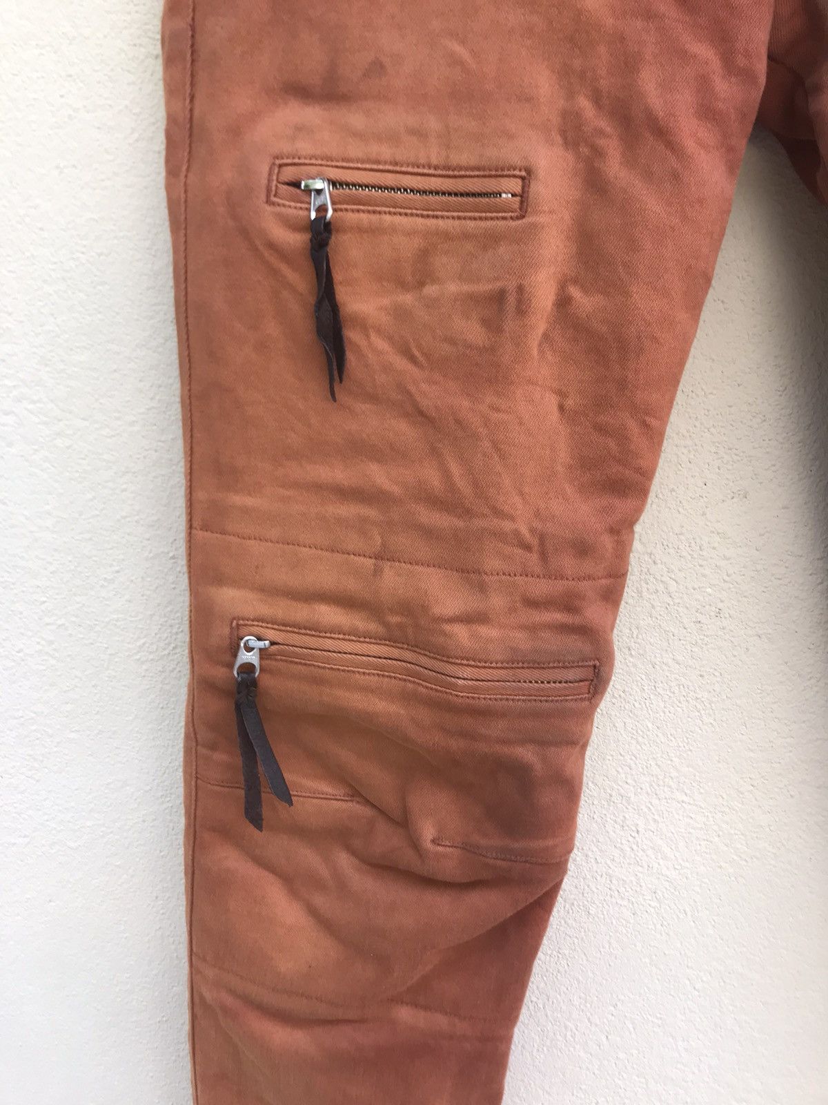 Japanese Brand Japanese MaxFritz Skinny fit Biker Double knee Pant Size US 29 - 4 Thumbnail
