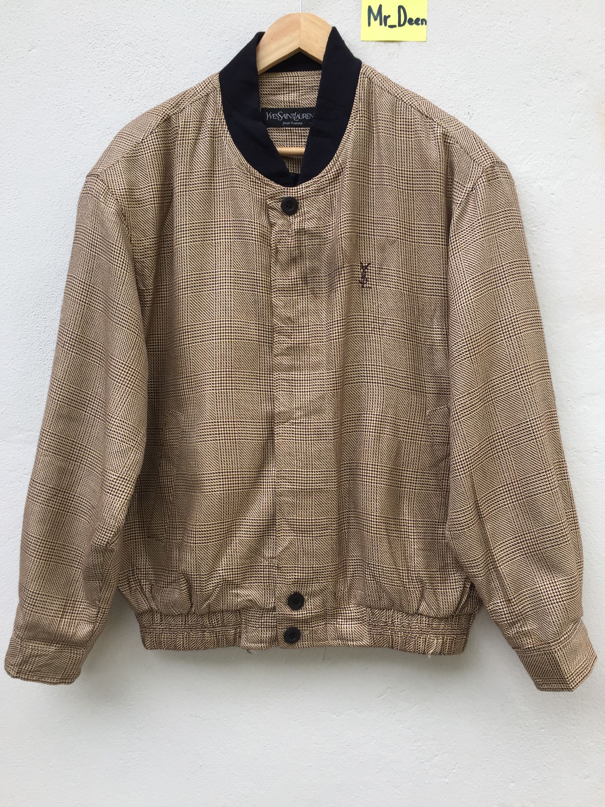 Vintage YVES SAINT LAURENT ZIPPER JACKET