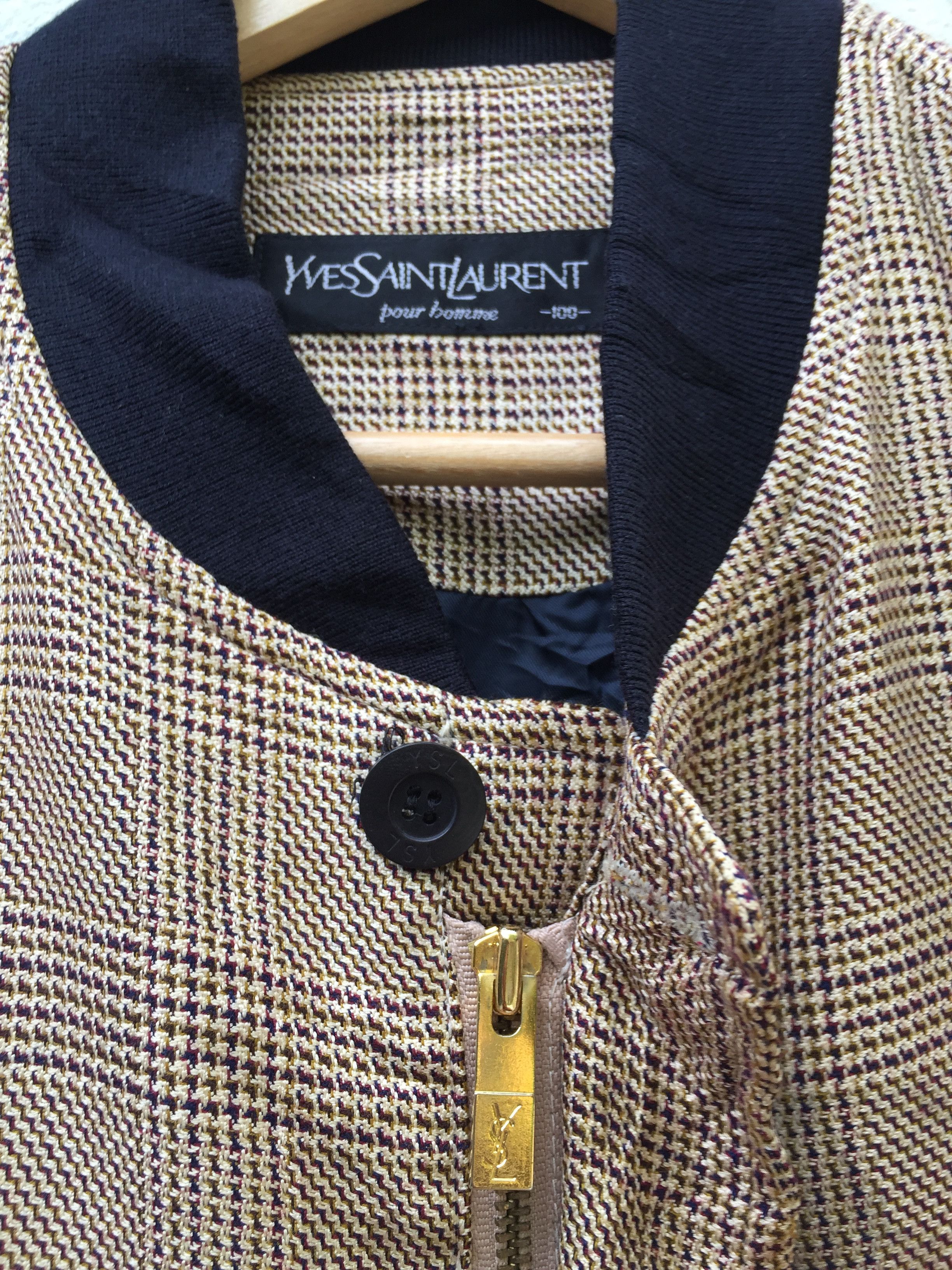 Yves Saint Laurent Vintage YVES SAINT LAURENT ZIPPER JACKET Size US M / EU 48-50 / 2 - 12 Thumbnail