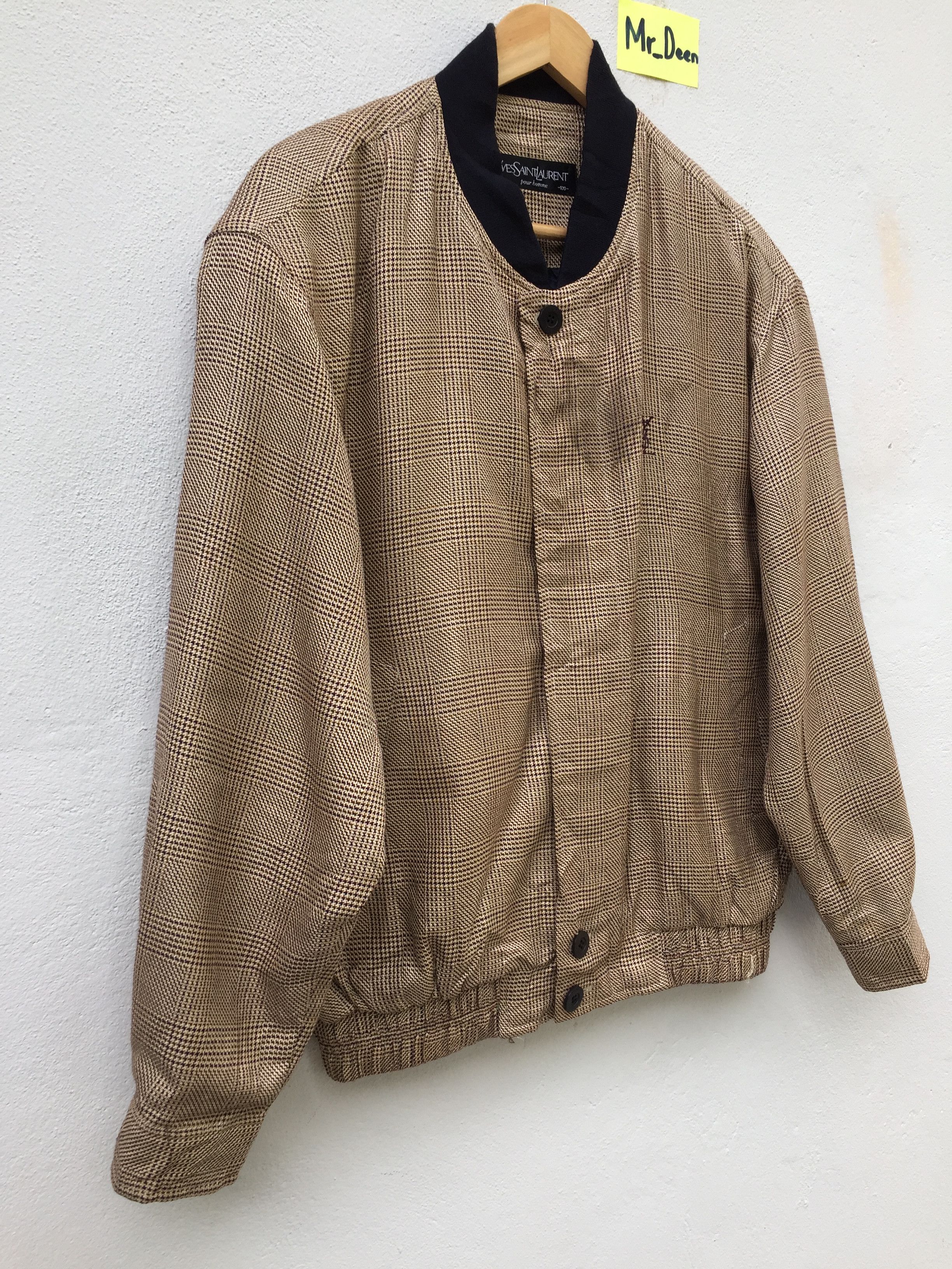 Yves Saint Laurent Vintage YVES SAINT LAURENT ZIPPER JACKET Size US M / EU 48-50 / 2 - 2 Thumbnail