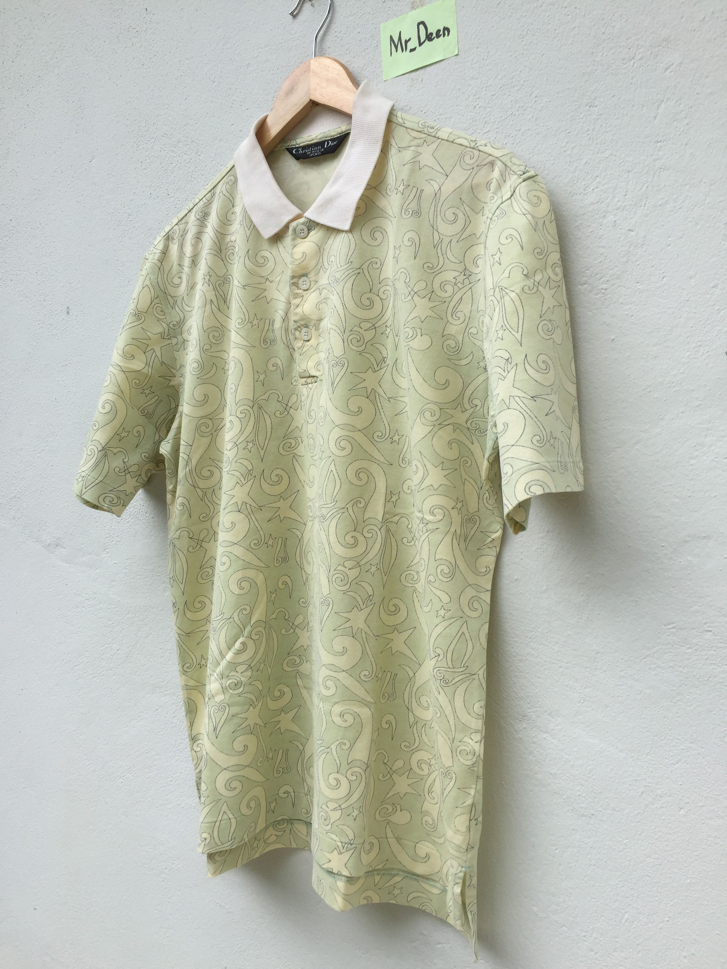 Christian Dior Monsieur Vtg Christian Dior Monsieur Polo Shirt Nice Design Allover Size US M / EU 48-50 / 2 - 2 Thumbnail