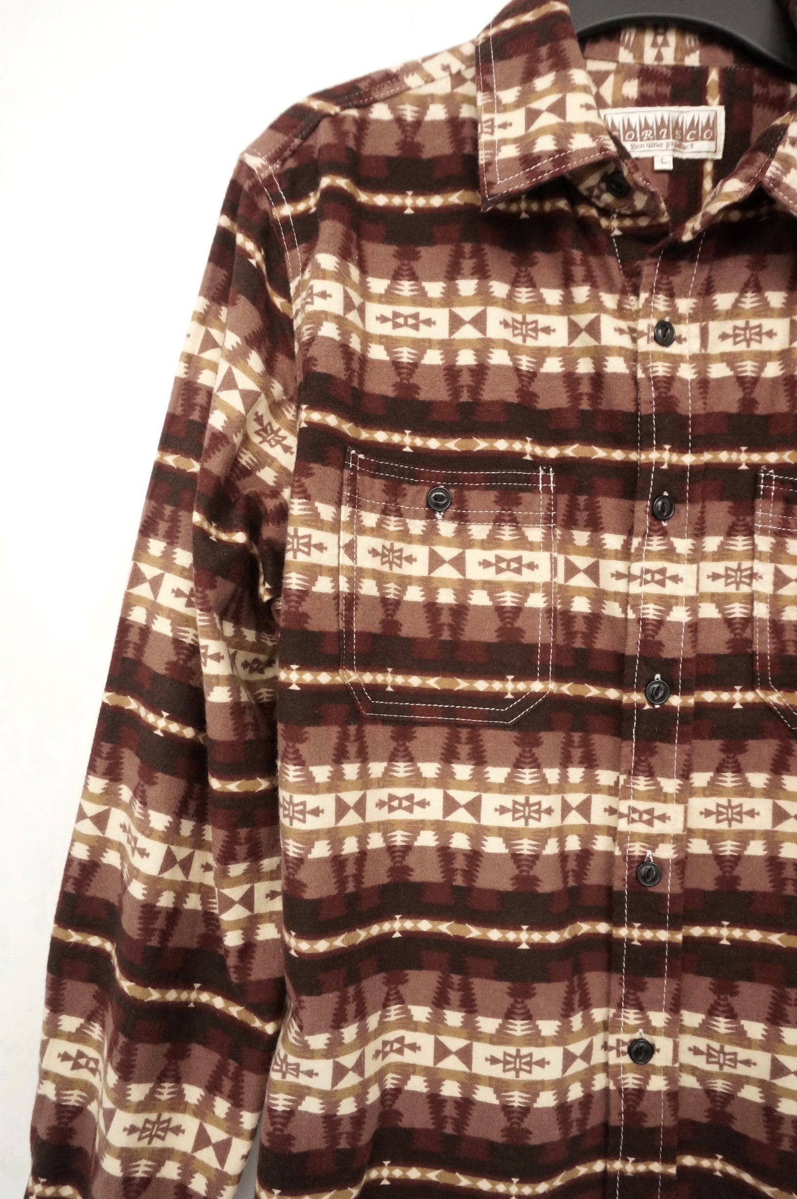 Flannel Native Design CORISCO Long Sleeve Flannel Shirt Size US L / EU 52-54 / 3 - 4 Thumbnail