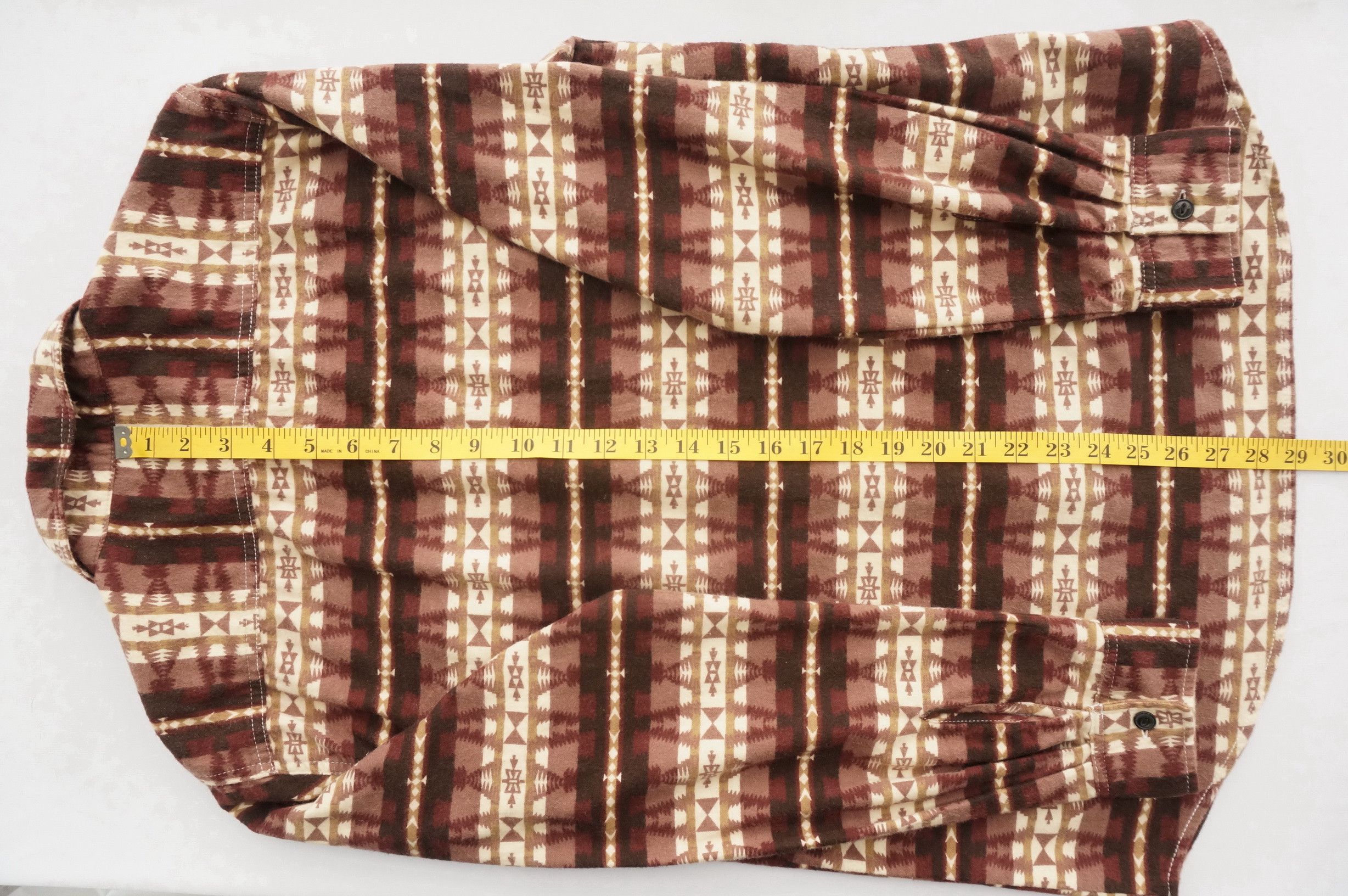 Flannel Native Design CORISCO Long Sleeve Flannel Shirt Size US L / EU 52-54 / 3 - 14 Thumbnail