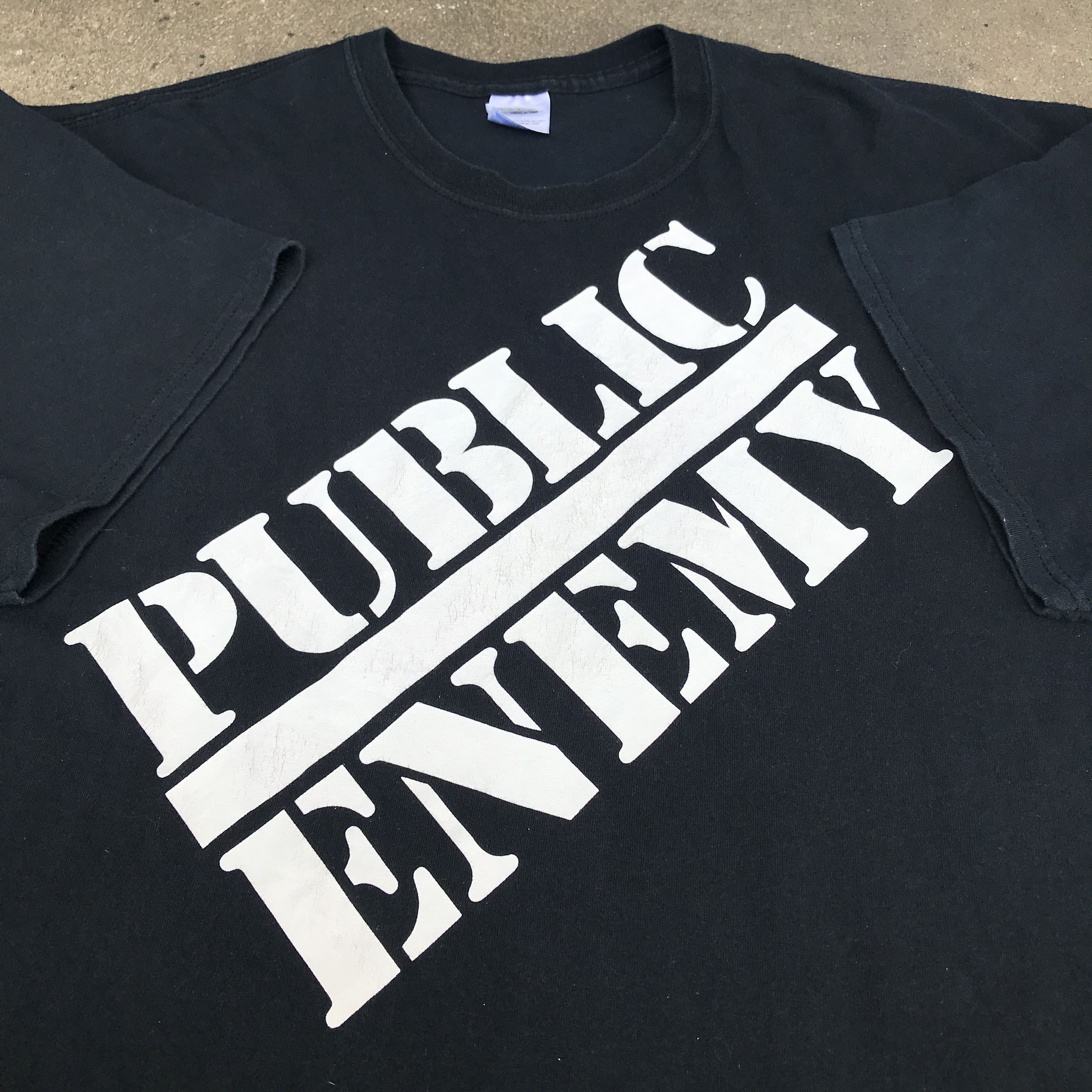 Public Enemy × Rap Tees × Vintage Vintage Y2K Public Enemy Big Logo Double Side Tee 2XL Size US XXL / EU 58 / 5 - 5 Thumbnail
