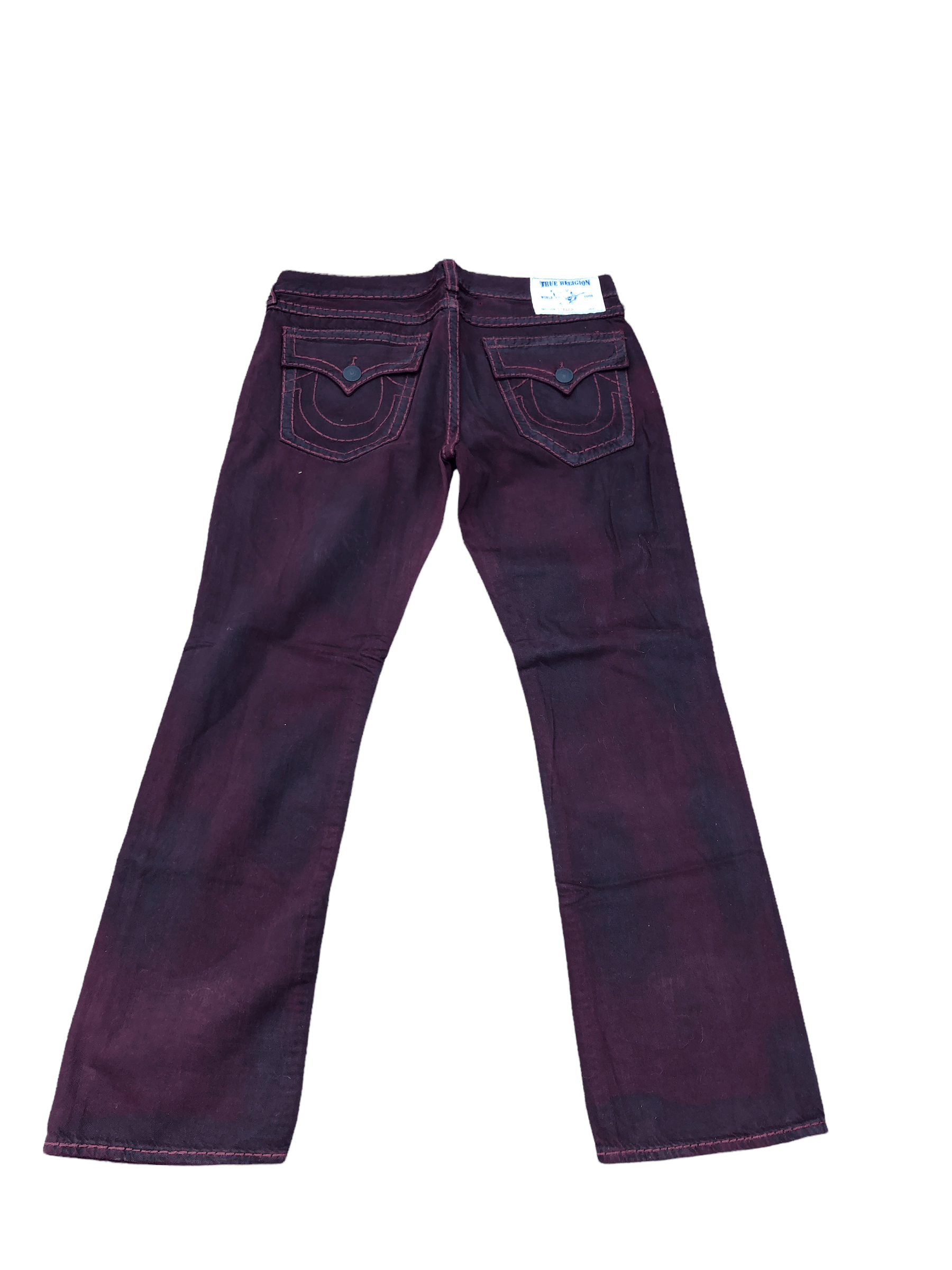 True Religion × Vintage Vintage True Religion Jeans Size 38 STRAIGHT Red Size US 38 / EU 54 - 4 Thumbnail