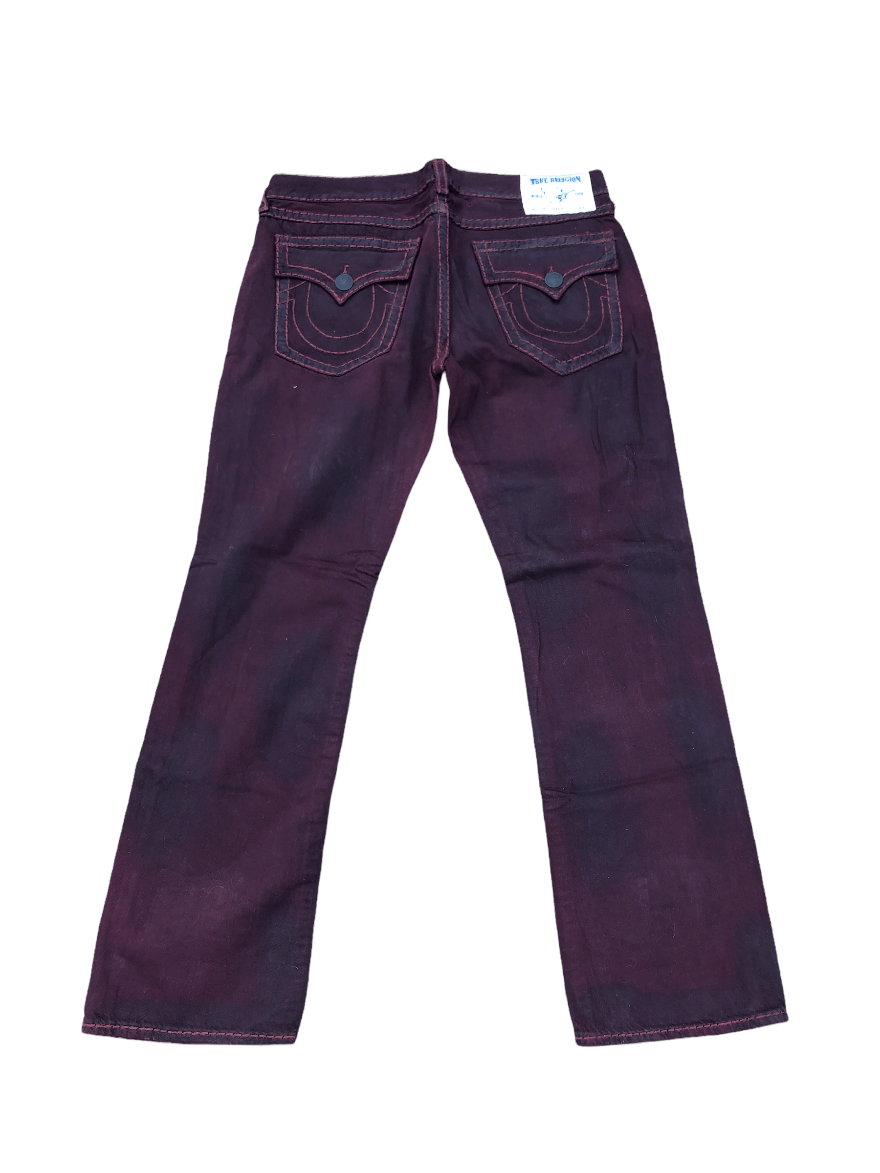 True Religion × Vintage Vintage True Religion Jeans Size 38 STRAIGHT Red Size US 38 / EU 54 - 3 Thumbnail