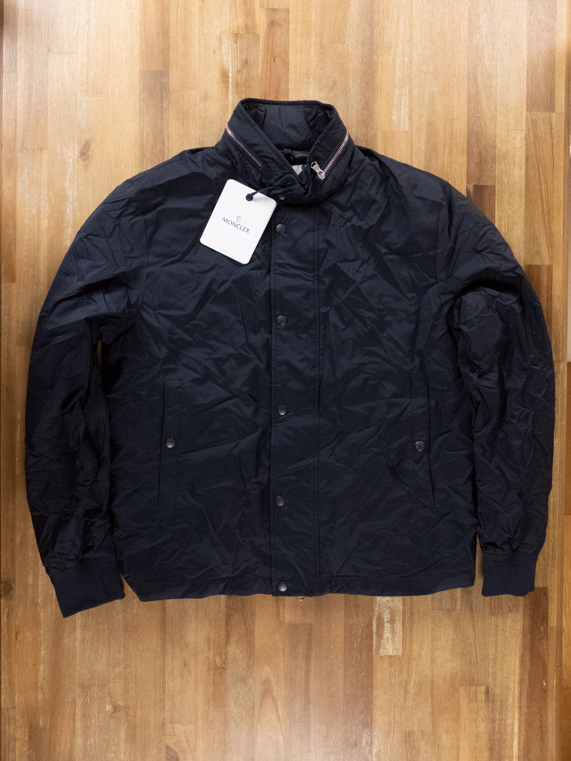 Moncler Moncler Authie lightweight navy blue down puffer jacket XL 4 Size US XL / EU 56 / 4 - 1 Thumbnail