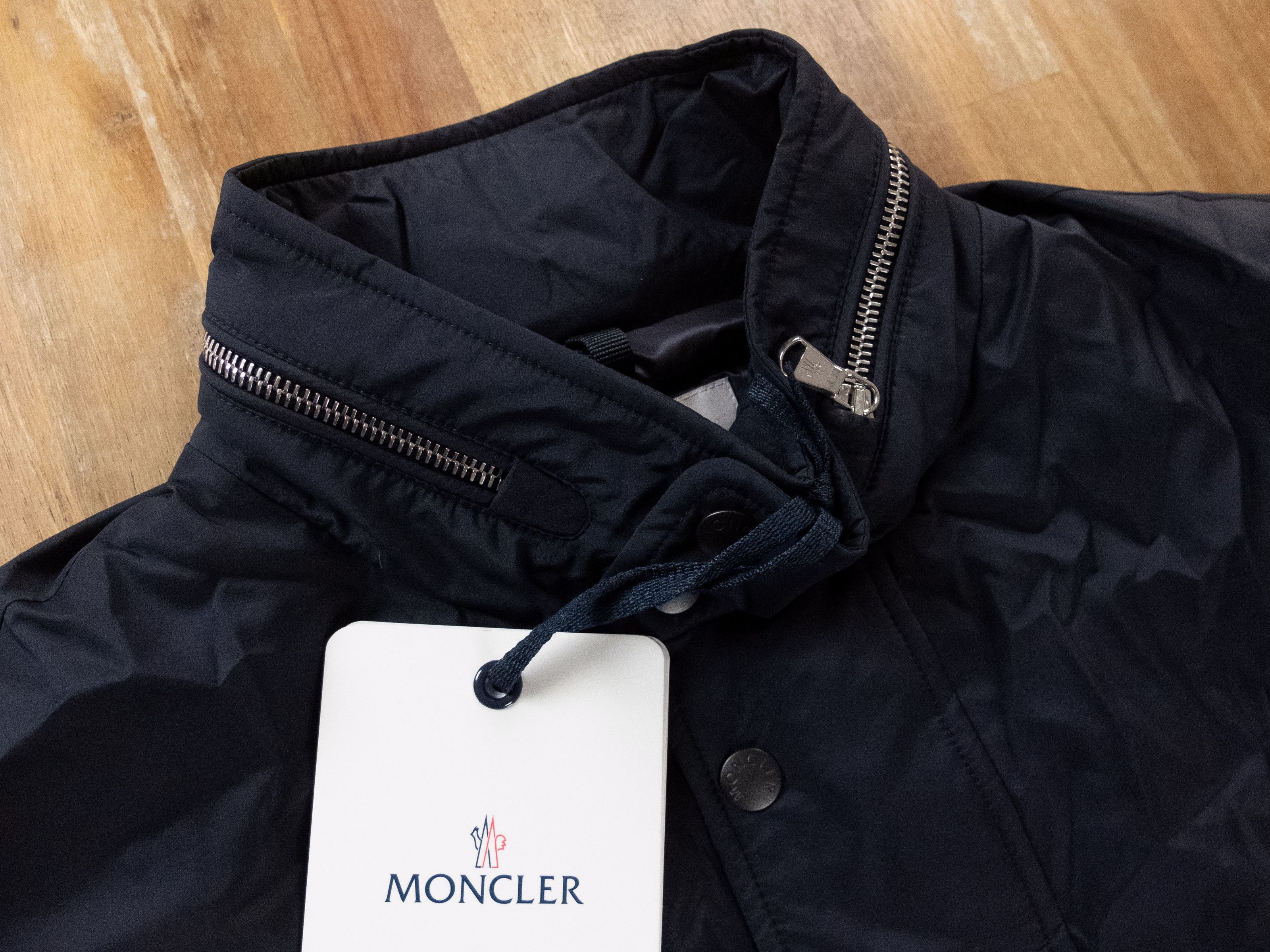Moncler Moncler Authie lightweight navy blue down puffer jacket XL 4 Size US XL / EU 56 / 4 - 2 Thumbnail