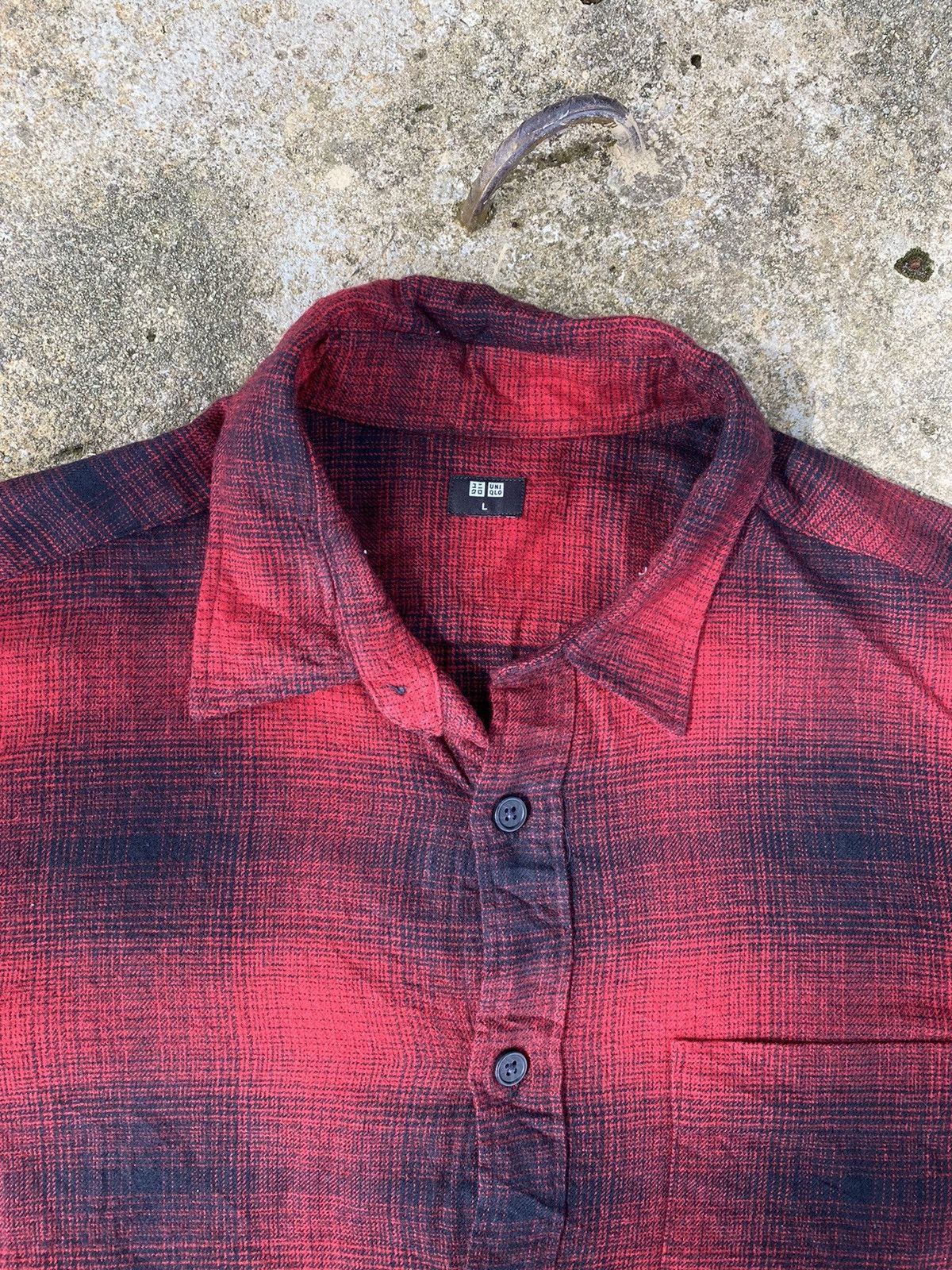 Seditionaries Uniqlo shadow plaid button up shirts Size US L / EU 52-54 / 3 - 3 Thumbnail