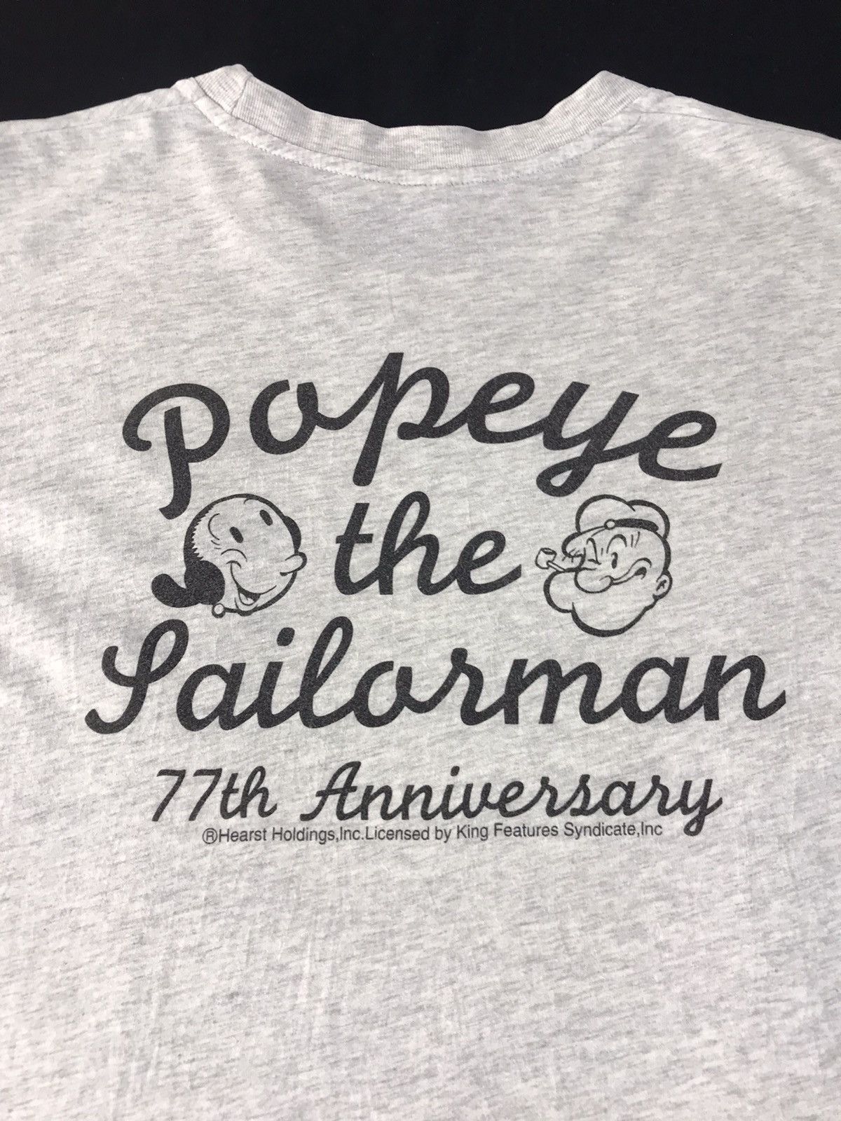 Anime × Vintage Vintage Popeye The Sailorman 77th Anniversary Tee Size US M / EU 48-50 / 2 - 8 Thumbnail