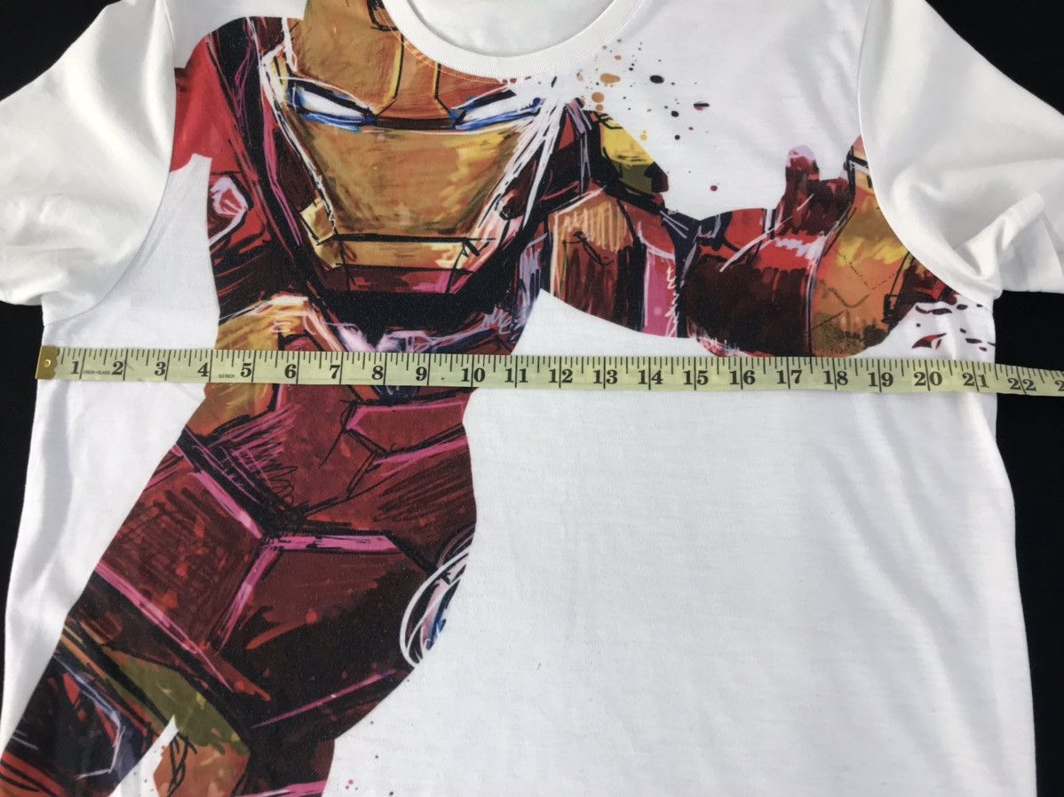 Giordano × Marvel Comics Giordano X Marvel Avengers Big Logo Iron Man Tee Size US L / EU 52-54 / 3 - 12 Thumbnail