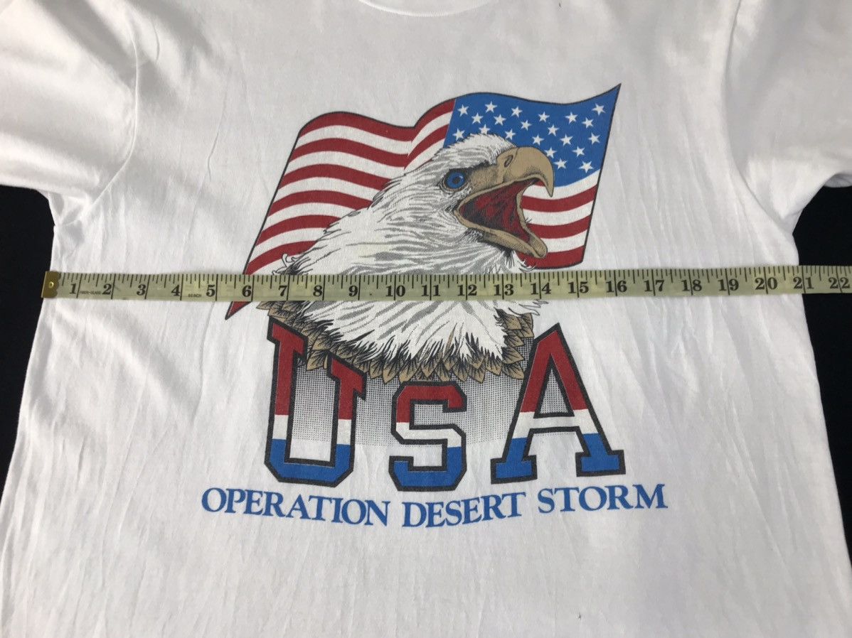 Vintage Vintage Usa Operation Desert Storm Big Logo Eagle Tee Size US L / EU 52-54 / 3 - 10 Thumbnail