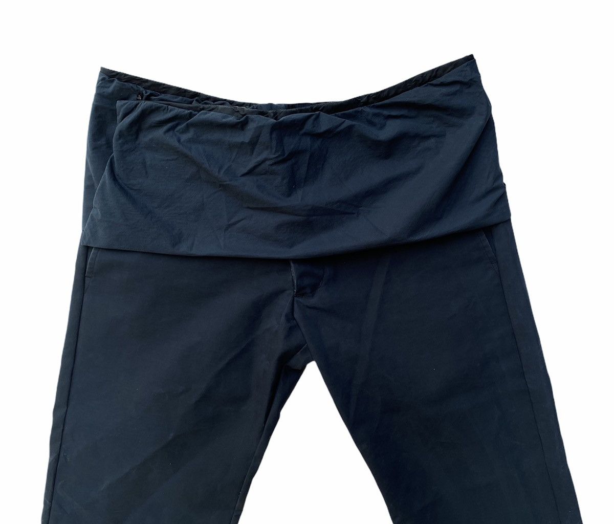 image of Rick Owens Wrap Pants in Dark Navy, Men's (Size 32)