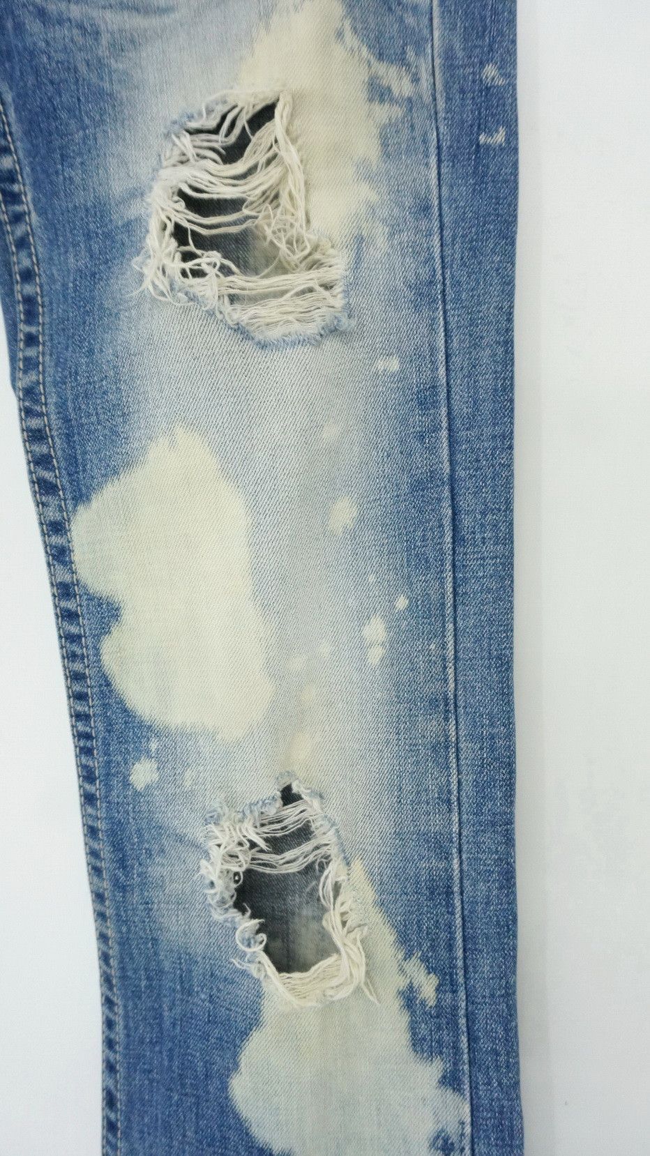 Lip Service Vintage LIP SERVICE Ripped Skinny Women's Jeans Size 28" / US 6 / IT 42 - 7 Thumbnail