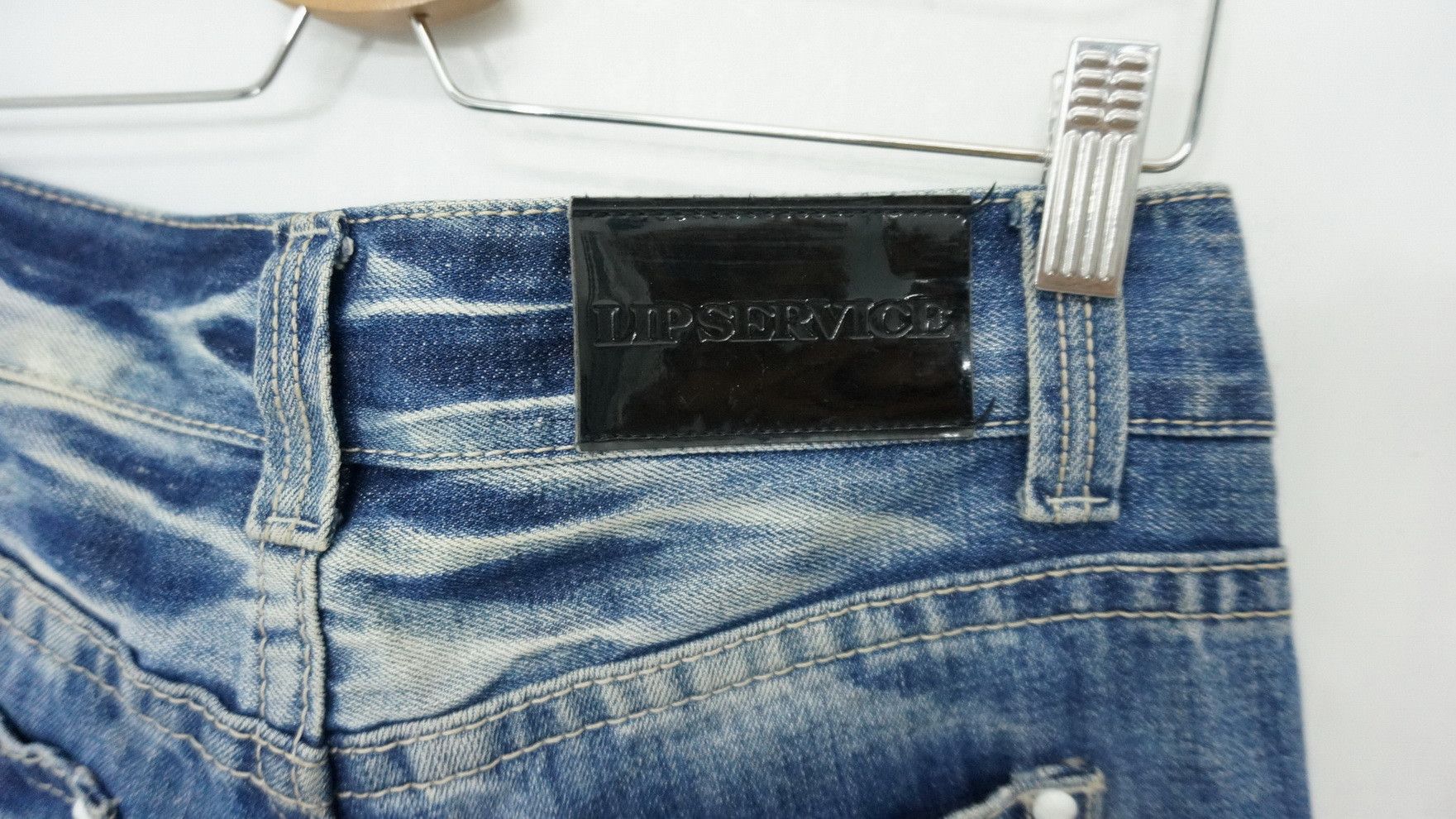 Lip Service Vintage LIP SERVICE Ripped Skinny Women's Jeans Size 28" / US 6 / IT 42 - 12 Thumbnail
