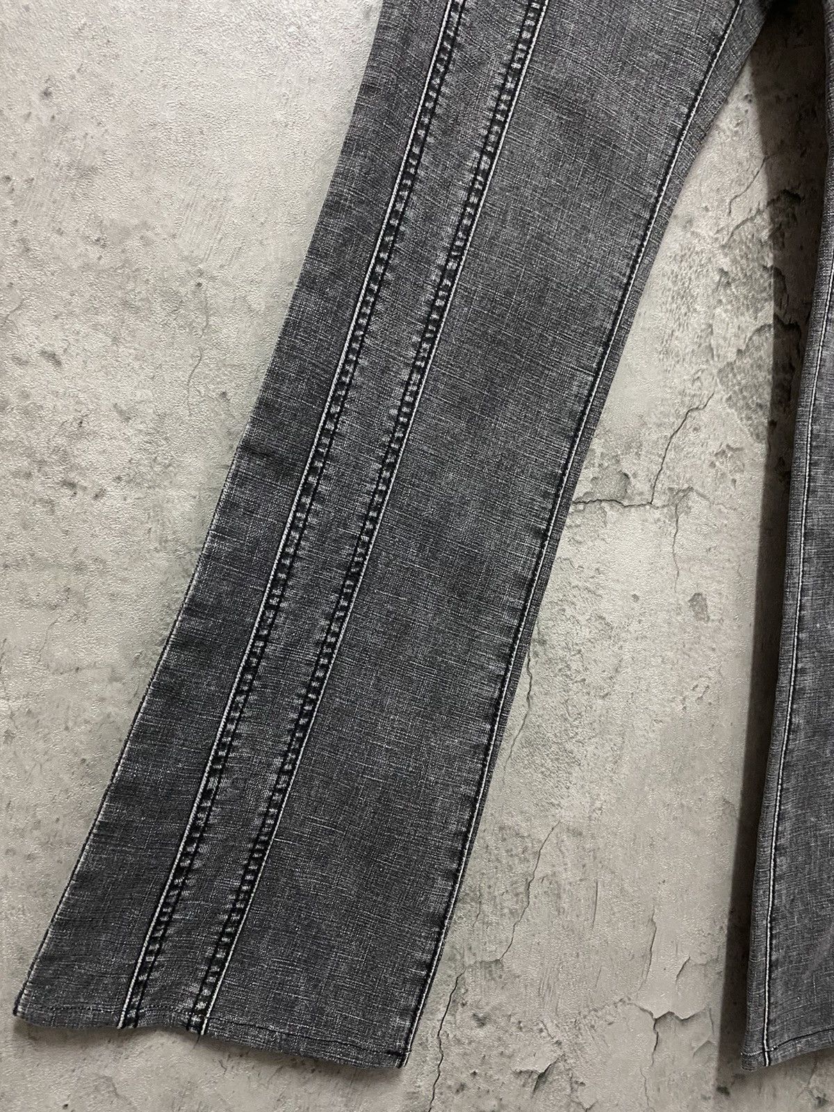 5351 POUR LES HOMMES × Japanese Brand 5351 Pour Less Homme Reconstructed Flared Denim Pants Size US 29 - 7 Thumbnail