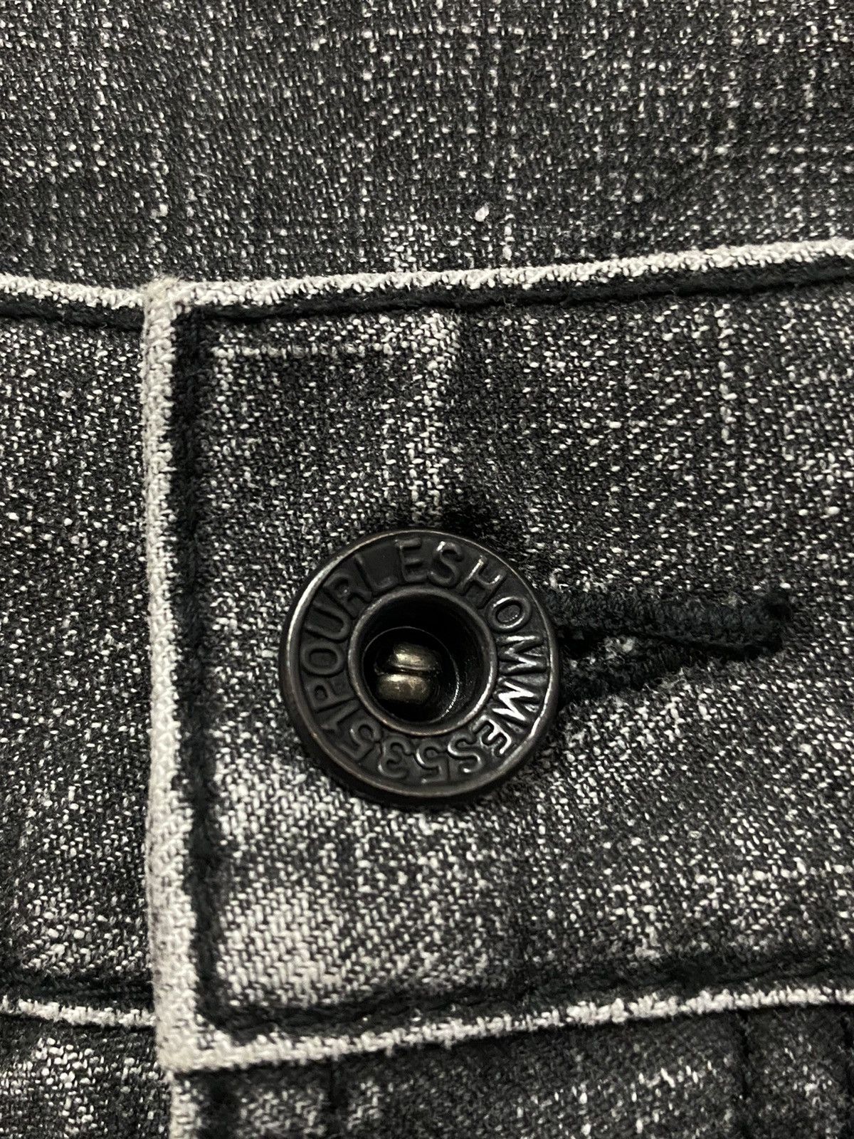5351 POUR LES HOMMES × Japanese Brand 5351 Pour Less Homme Reconstructed Flared Denim Pants Size US 29 - 12 Thumbnail