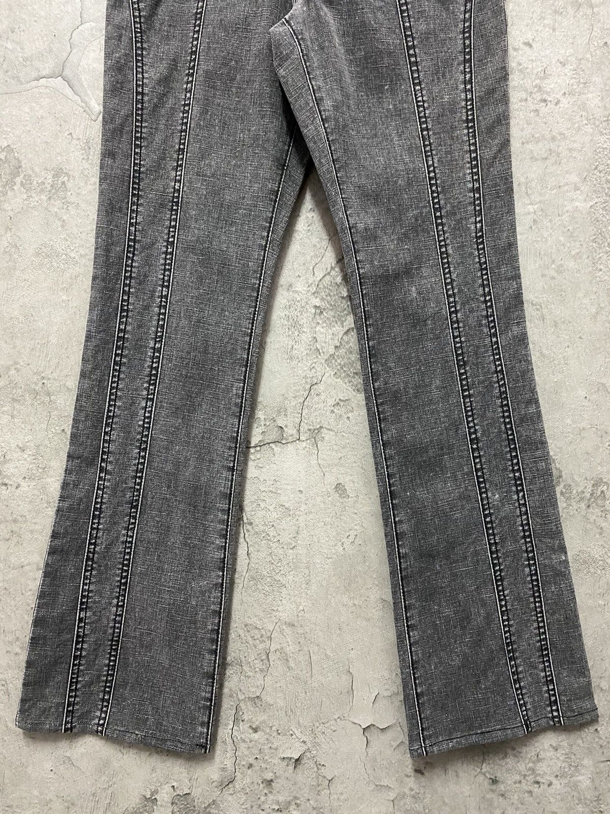 5351 POUR LES HOMMES × Japanese Brand 5351 Pour Less Homme Reconstructed Flared Denim Pants Size US 29 - 5 Thumbnail