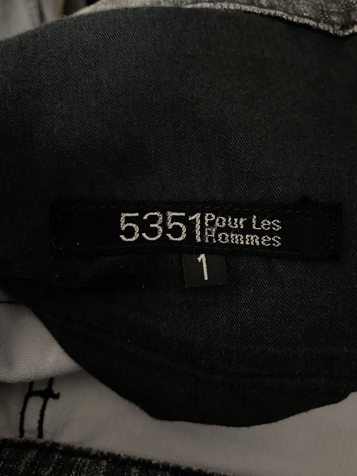 5351 POUR LES HOMMES × Japanese Brand 5351 Pour Less Homme Reconstructed Flared Denim Pants Size US 29 - 13 Thumbnail