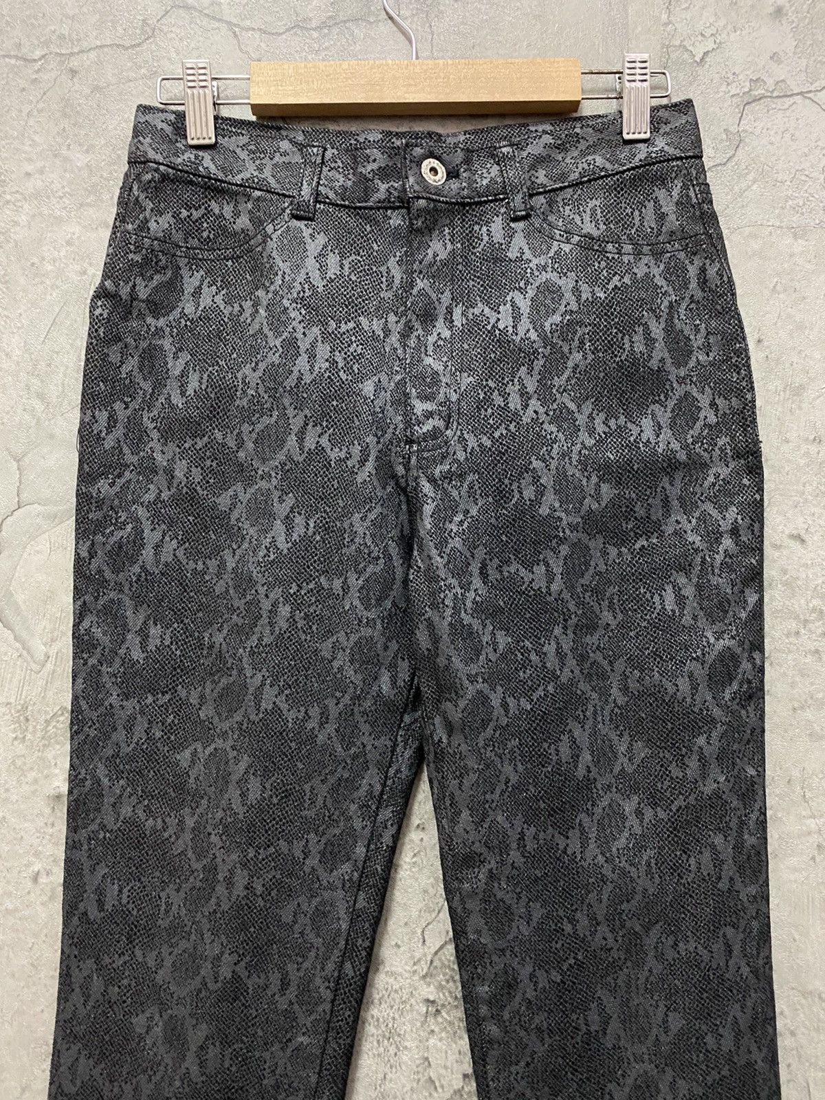 Designer × Japanese Brand Japan Brand Junk Culture Snake Skin Pants Size US 27 - 4 Thumbnail
