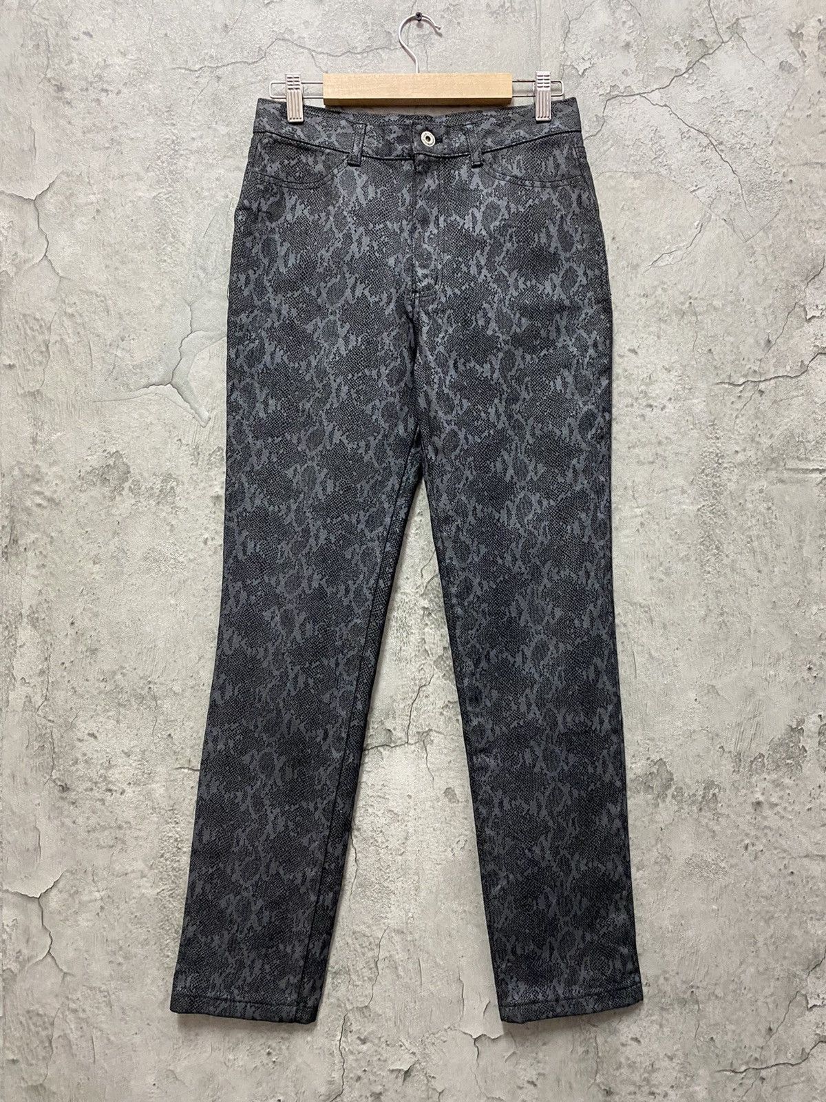Designer × Japanese Brand Japan Brand Junk Culture Snake Skin Pants Size US 27 - 1 Thumbnail