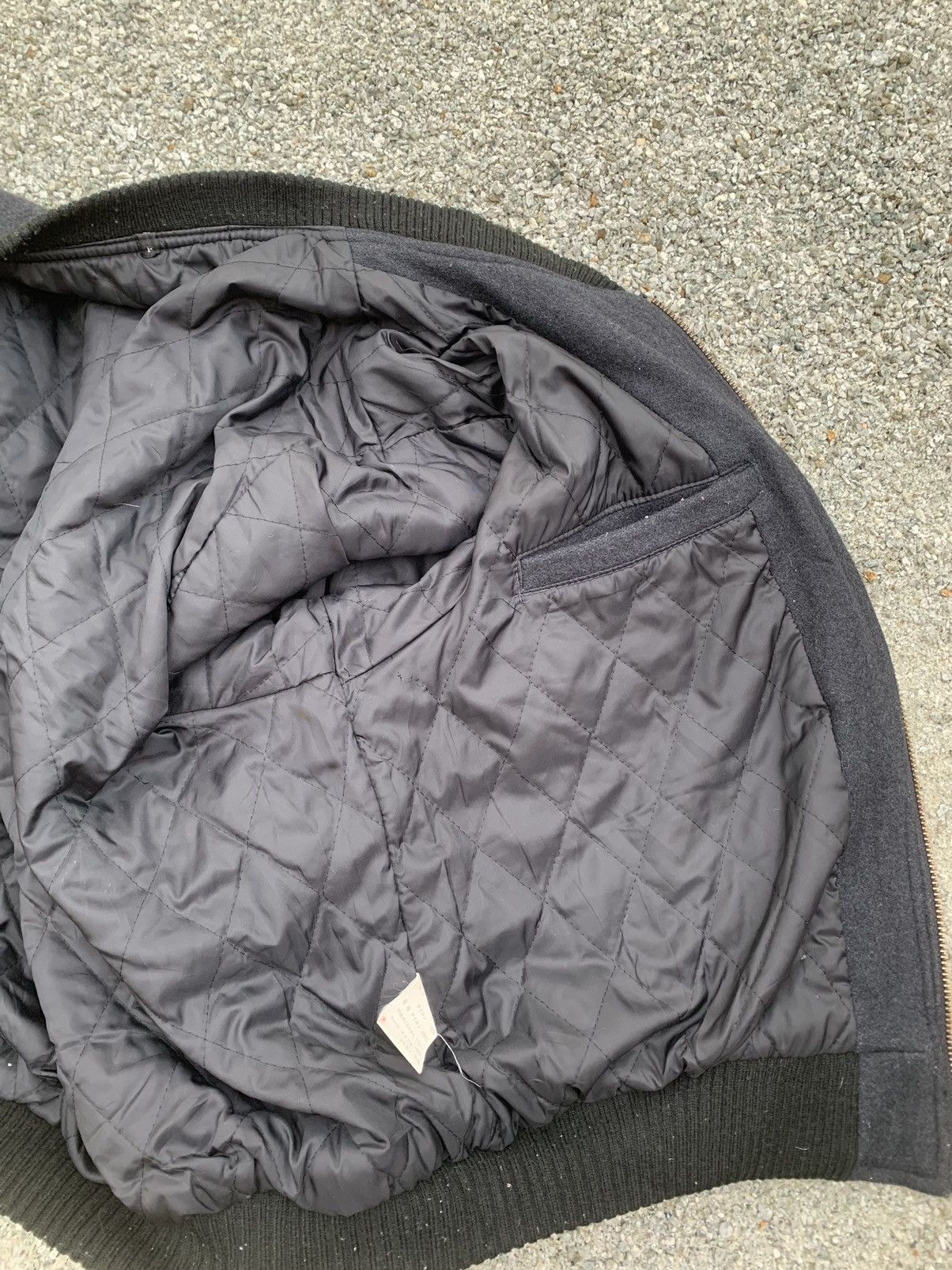 Vintage Vintage Zip Up Wool Bombers Jacket Size US XL / EU 56 / 4 - 5 Thumbnail