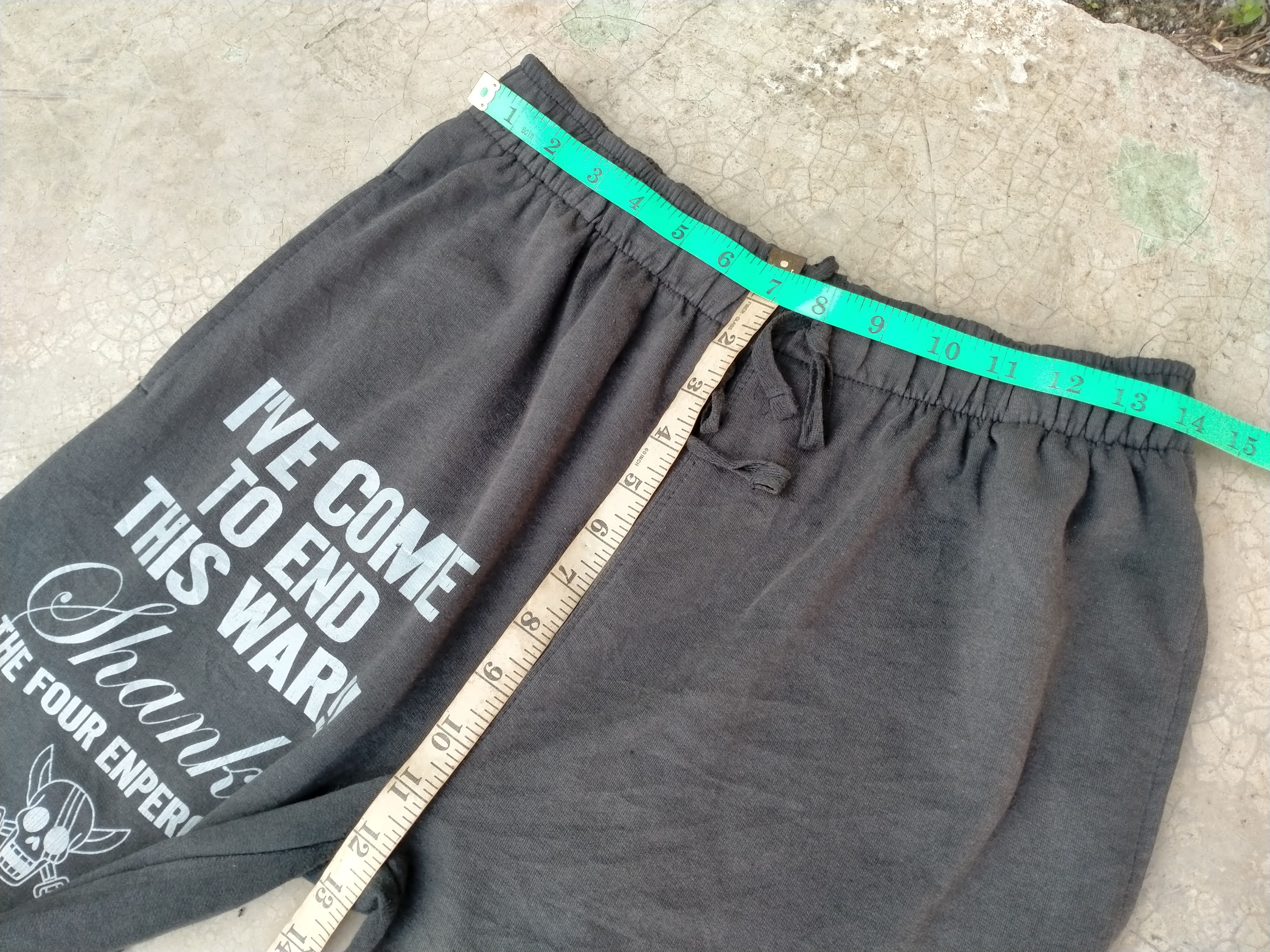 Anime × Japanese Brand × One Piece Extremely Rare VTG ONE PIECE AKAGAMI NO SHANKS Sweatpants Size US 34 / EU 50 - 6 Thumbnail