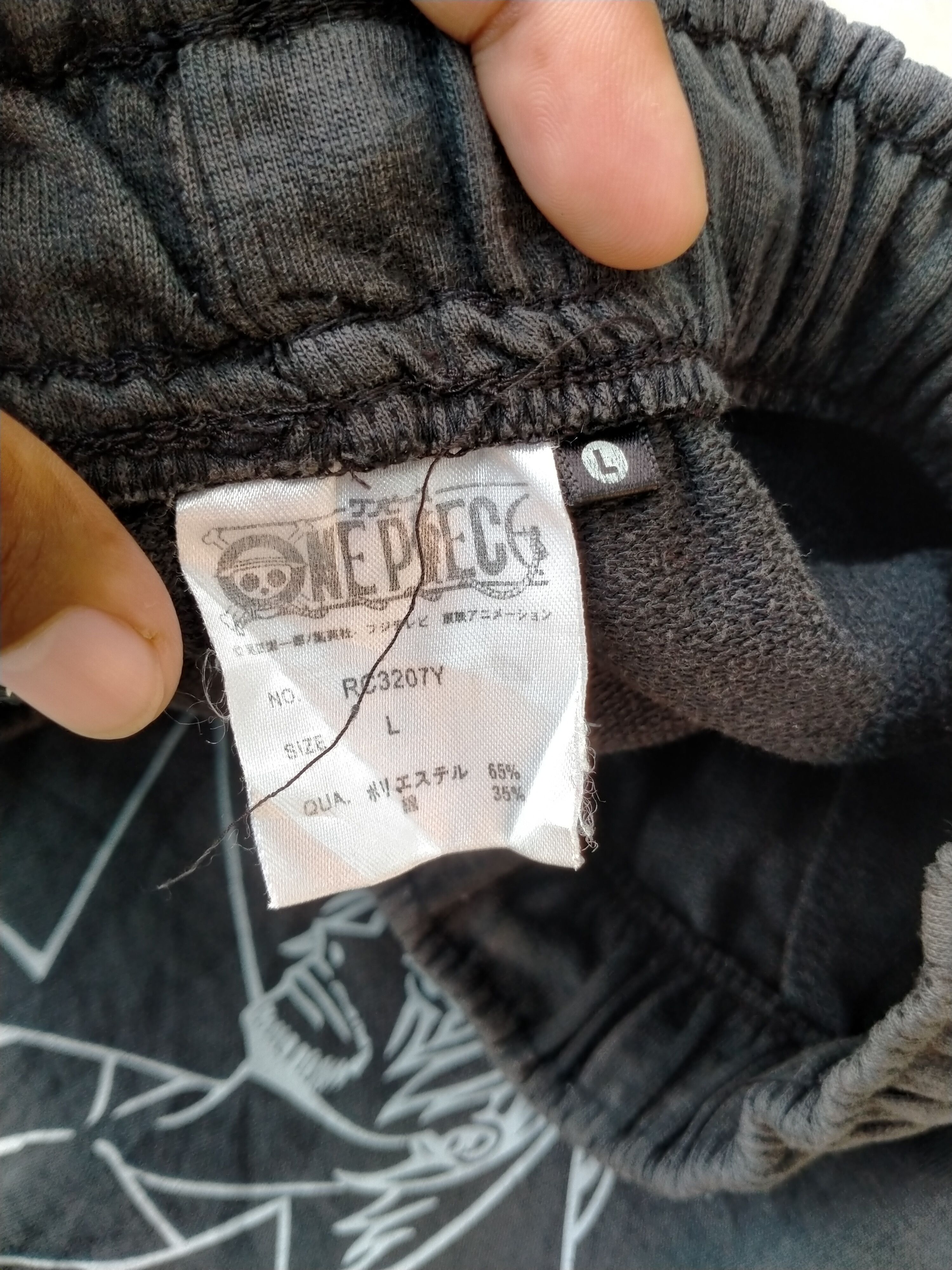 Anime × Japanese Brand × One Piece Extremely Rare VTG ONE PIECE AKAGAMI NO SHANKS Sweatpants Size US 34 / EU 50 - 8 Thumbnail