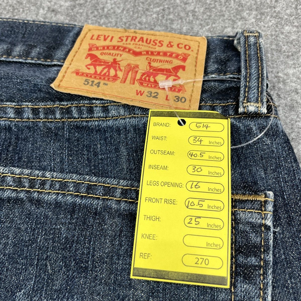 Levi's × Vintage Vintage Levi's 514 Distressed Jeans -wc 270 Size US 34 / EU 50 - 7 Thumbnail