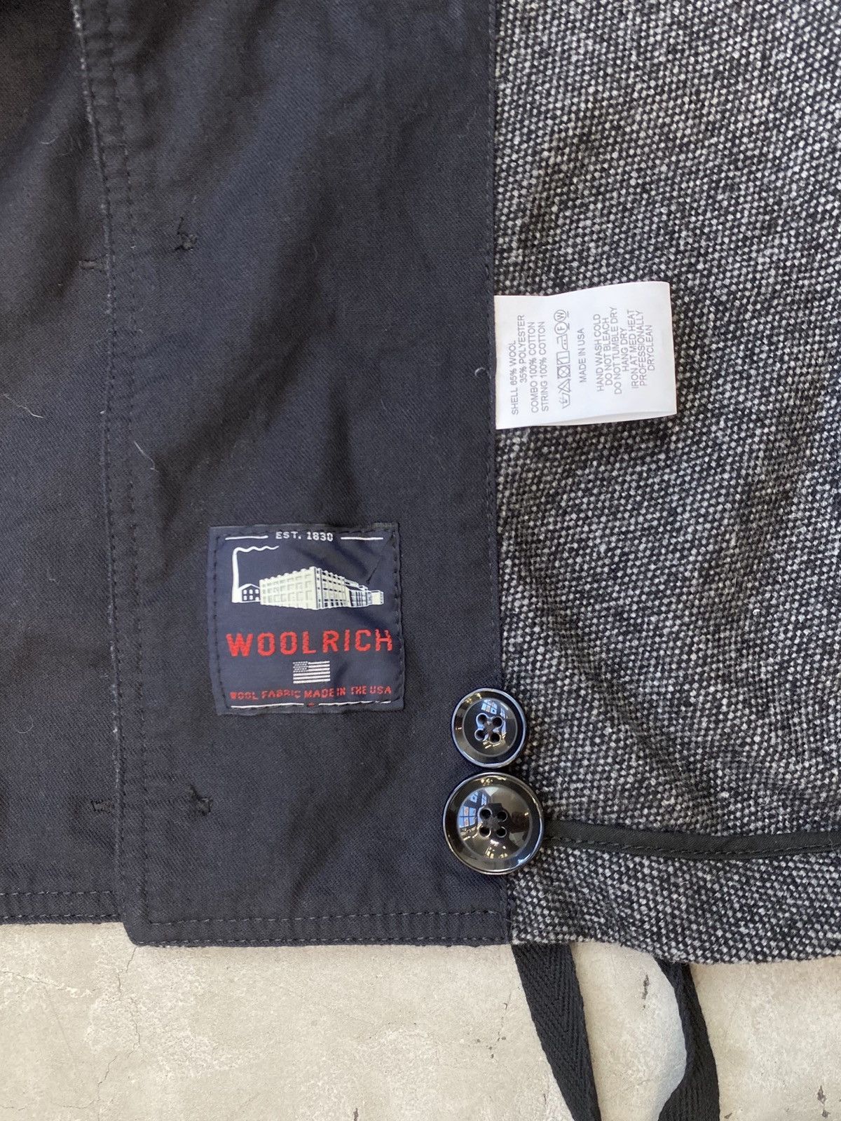 Engineered Garments × Woolrich Woolen Mills Engineered Garments Wool Cropped Bolero Jacket Size US M / EU 48-50 / 2 - 6 Thumbnail
