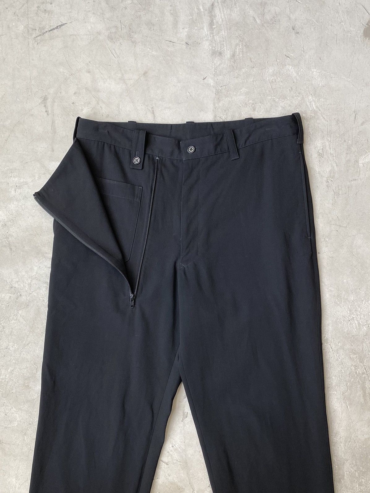 Yohji Yamamoto SS/09 Yohji Yamamoto Pour Homme Zip Trousers Size US 34 / EU 50 - 4 Thumbnail