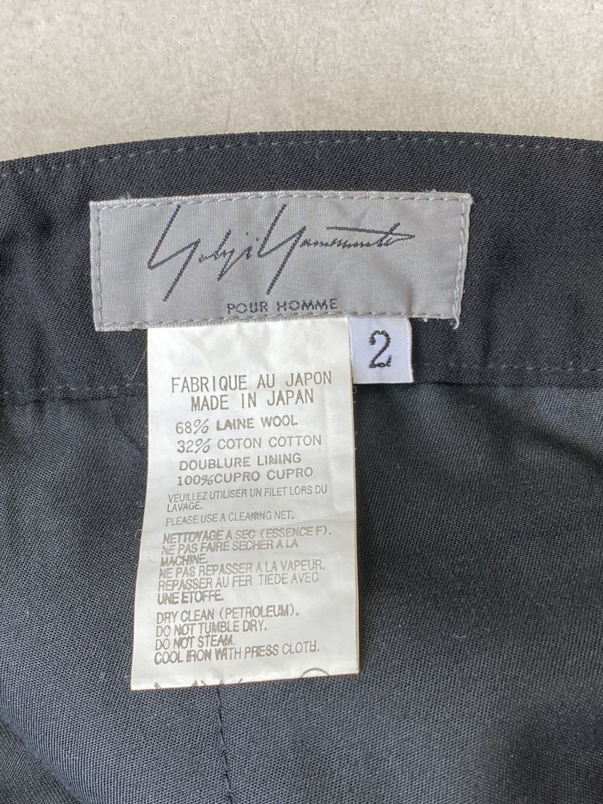 Yohji Yamamoto SS/09 Yohji Yamamoto Pour Homme Zip Trousers Size US 34 / EU 50 - 11 Thumbnail