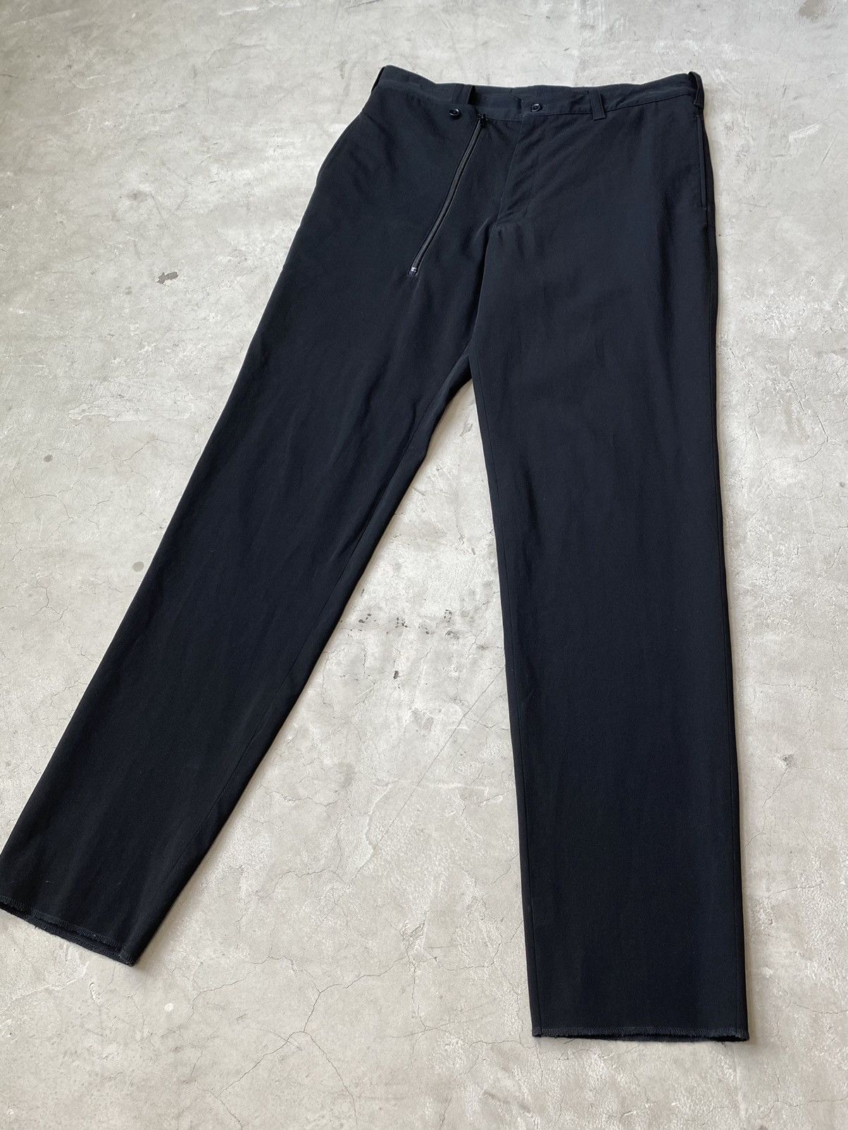Yohji Yamamoto SS/09 Yohji Yamamoto Pour Homme Zip Trousers Size US 34 / EU 50 - 6 Thumbnail