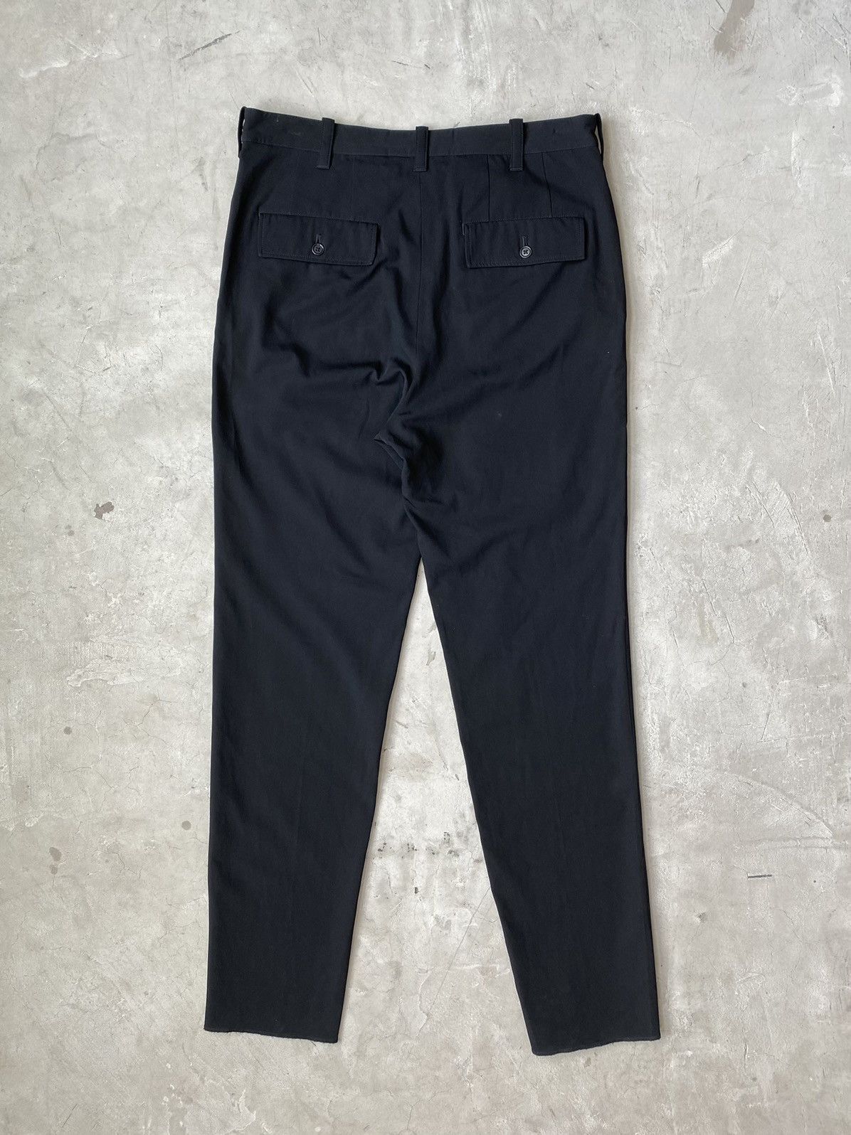 Yohji Yamamoto SS/09 Yohji Yamamoto Pour Homme Zip Trousers Size US 34 / EU 50 - 2 Thumbnail