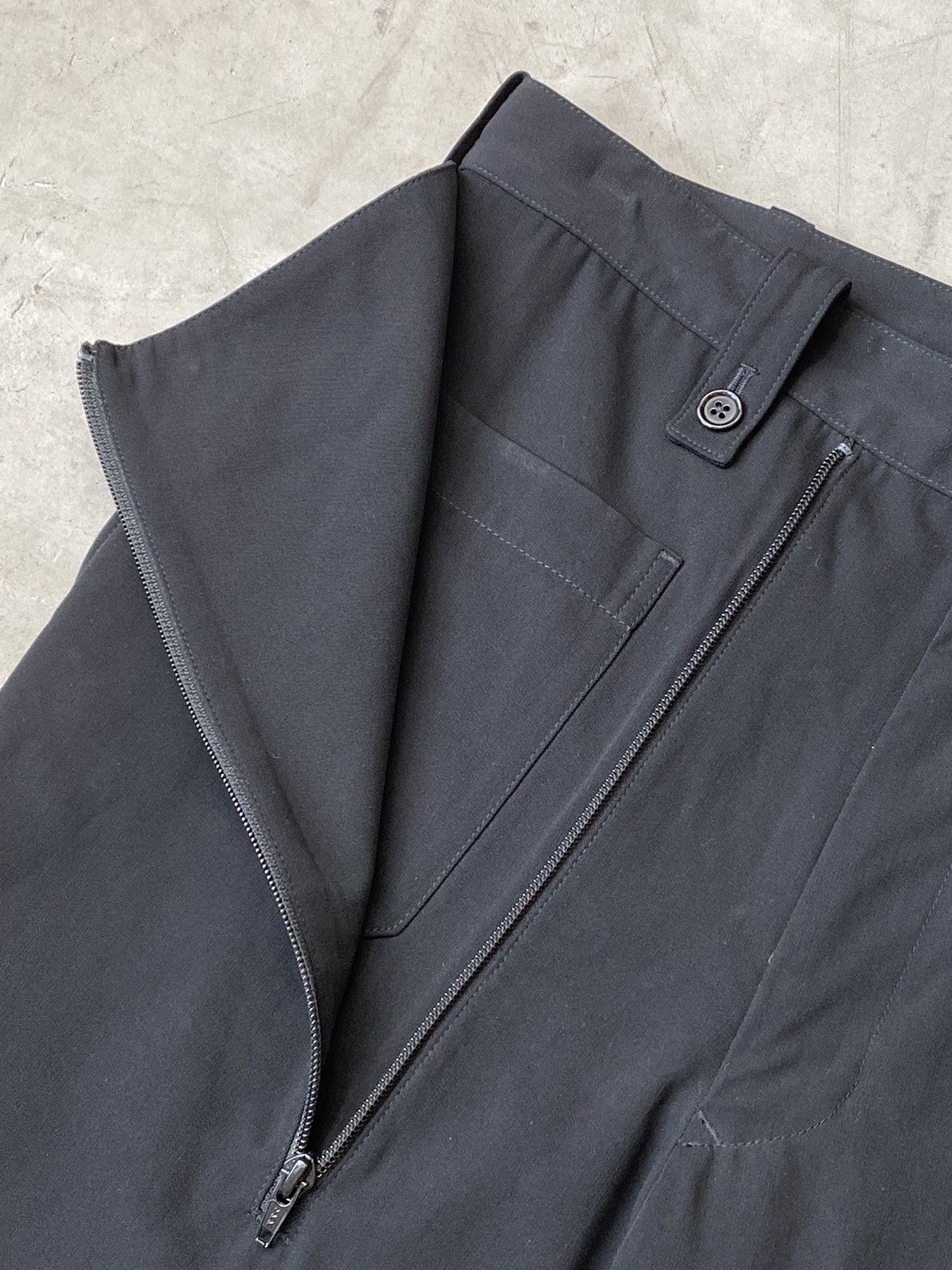 Yohji Yamamoto SS/09 Yohji Yamamoto Pour Homme Zip Trousers Size US 34 / EU 50 - 5 Thumbnail
